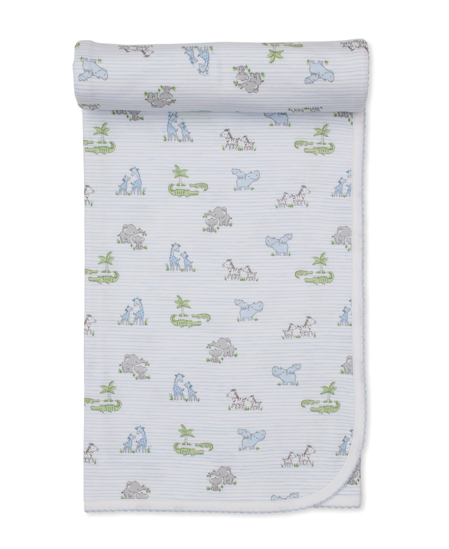 Safari Party Blue Blanket - Image 3