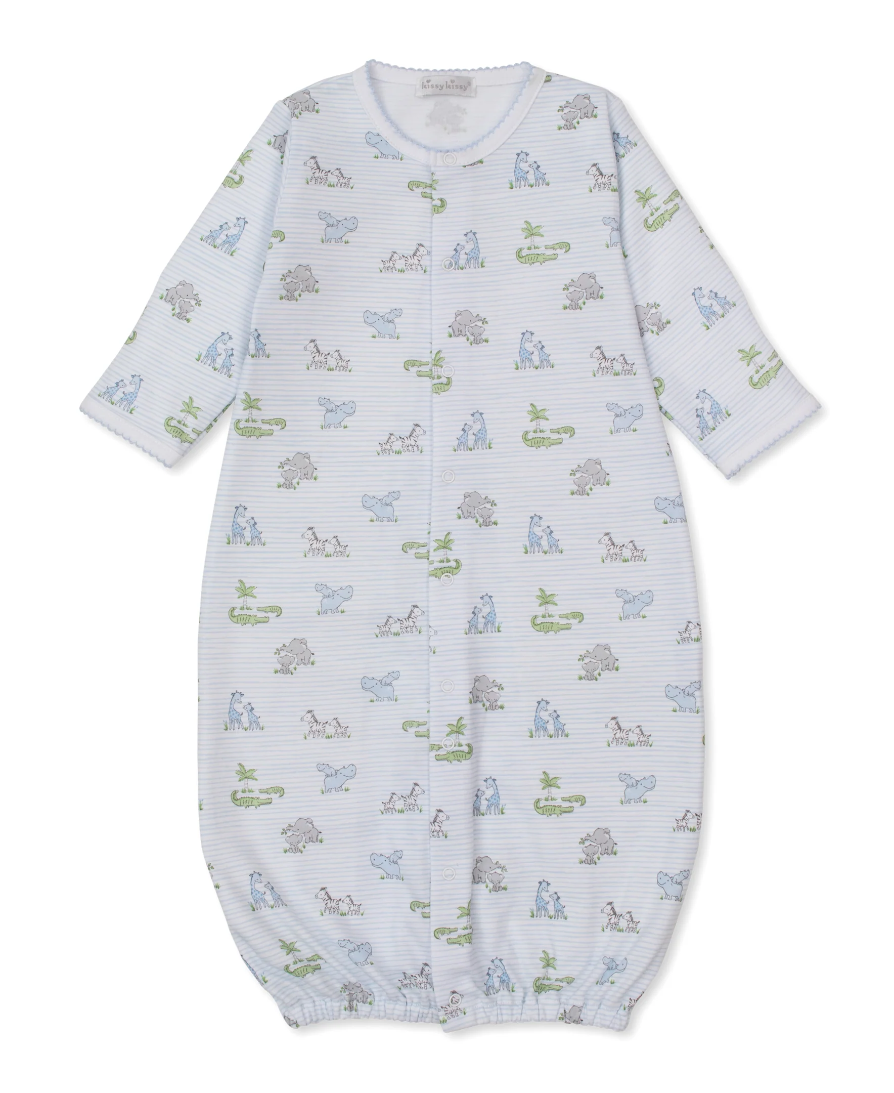 Safari Party Blue Convertible Gown