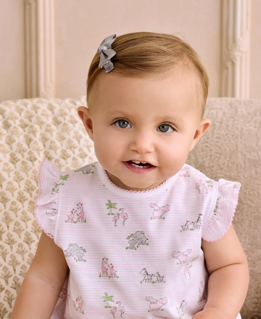 Safari Party Pink Sunsuit Set - Image 2