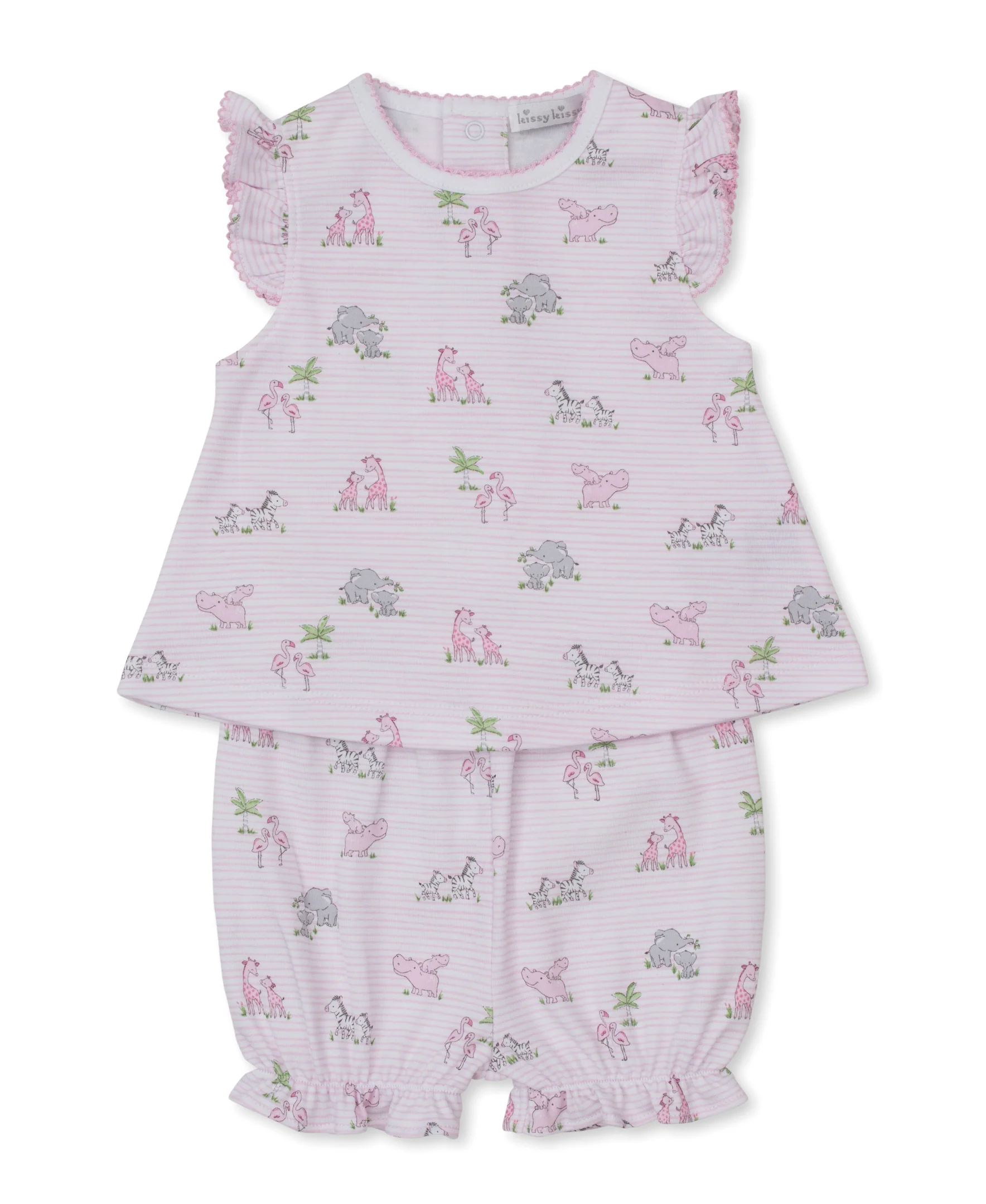 Safari Party Pink Sunsuit Set - Image 4