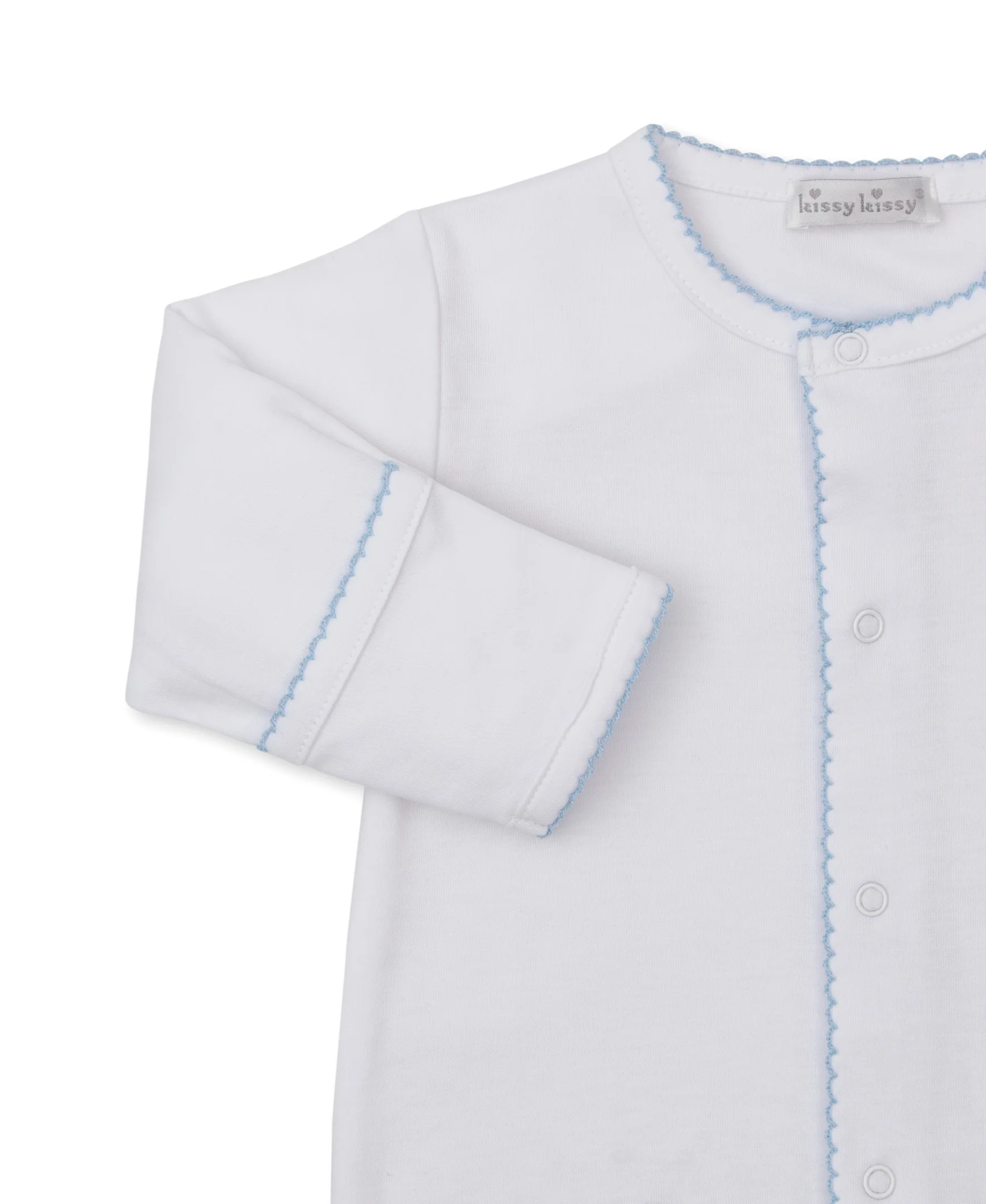 Safari Party White/Blue Footie - Image 2
