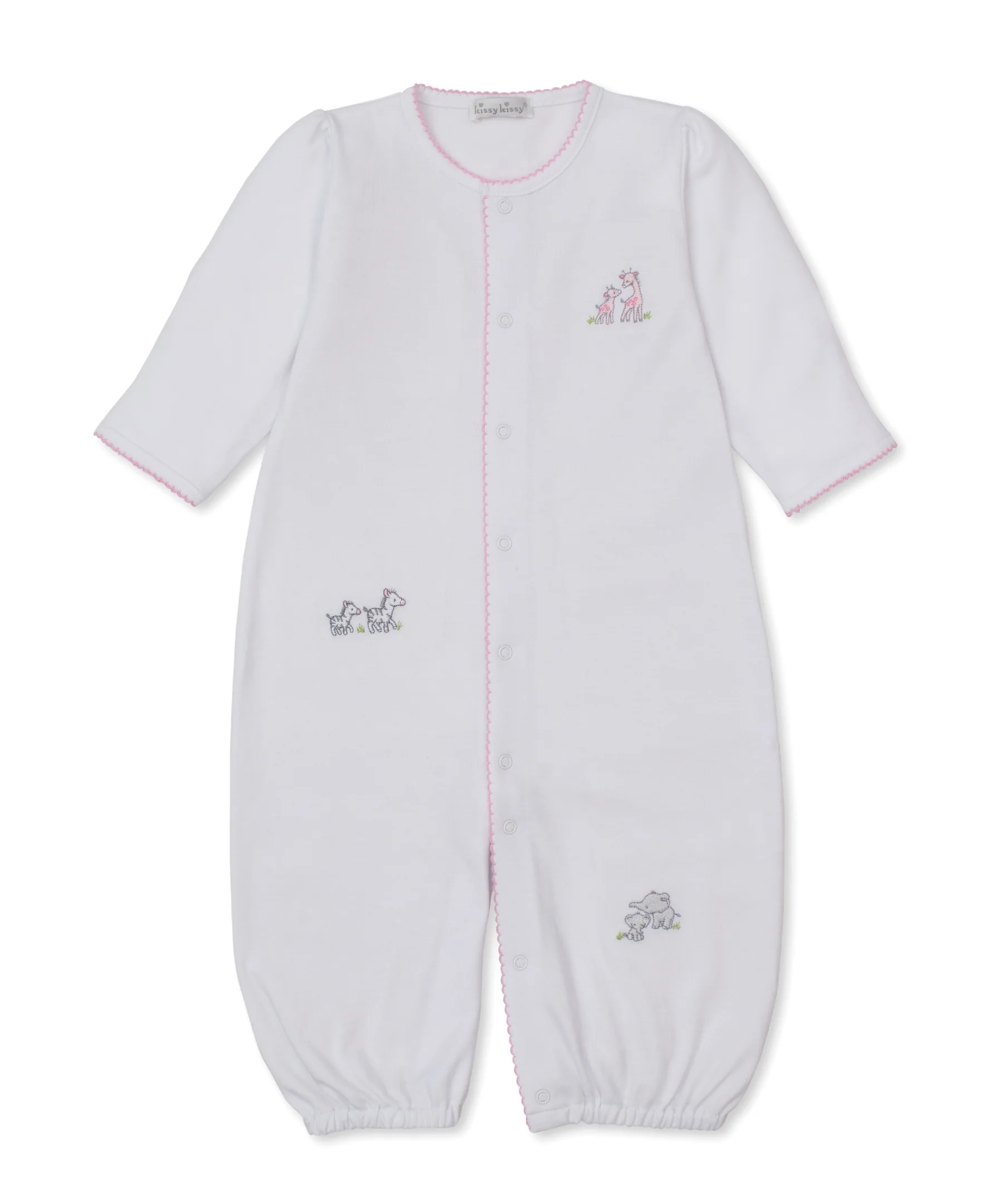 Safari Party White/Pink Convertible Gown - Image 2