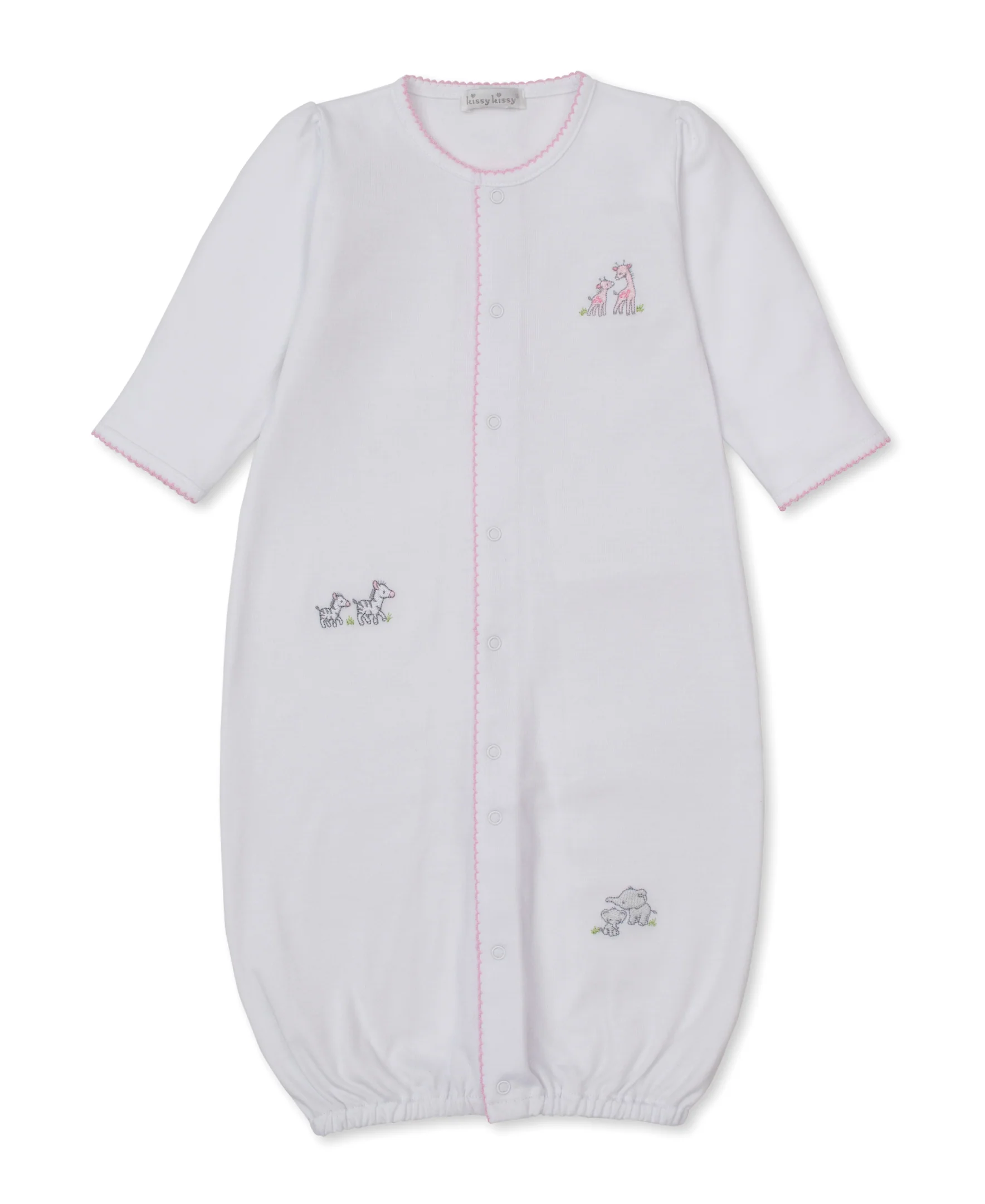 Safari Party White/Pink Convertible Gown - Image 4