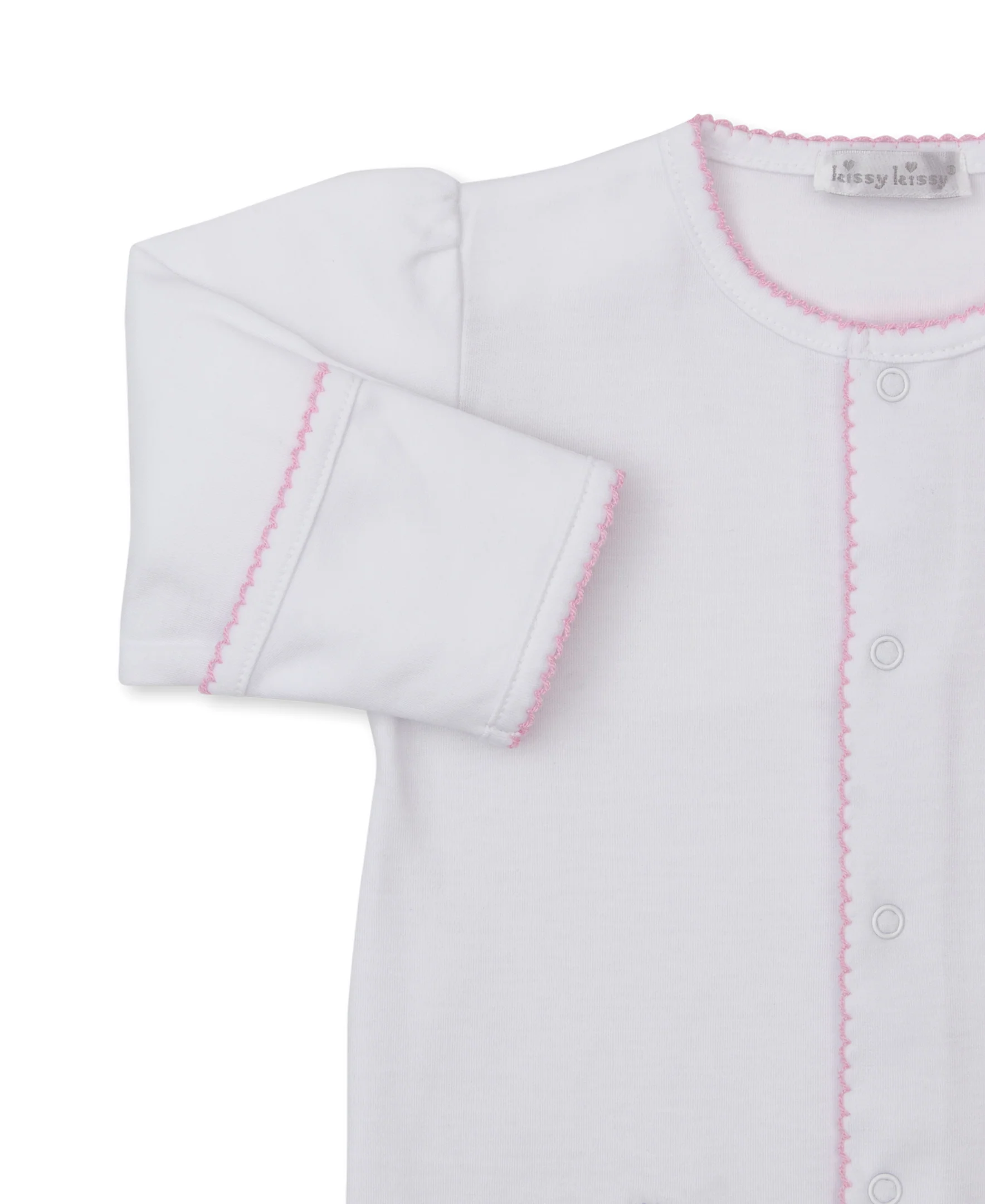 Safari Party White/Pink Footie - Image 2