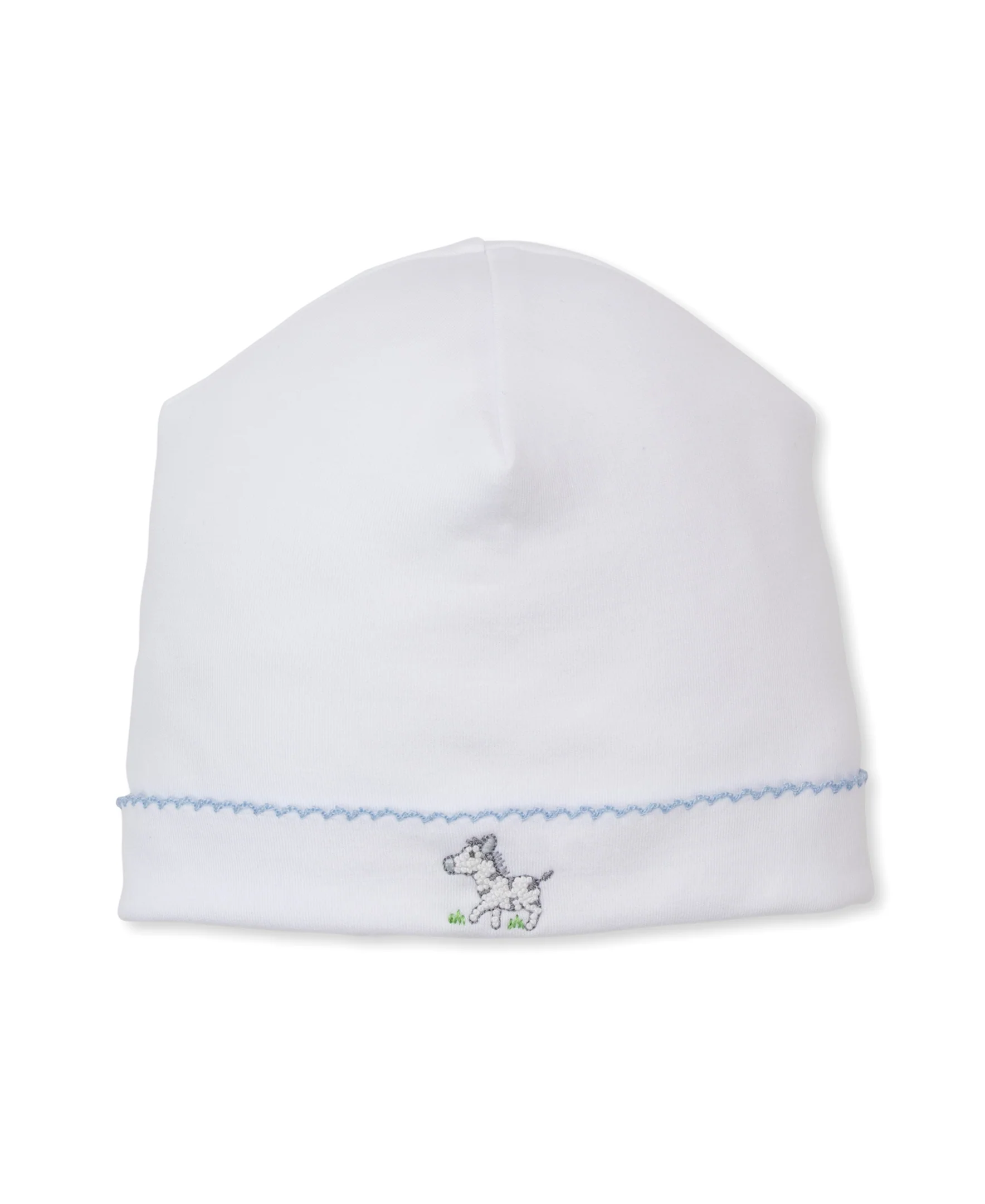 SCE Safari Party White/Blue Hand Emb. Hat - Image 2