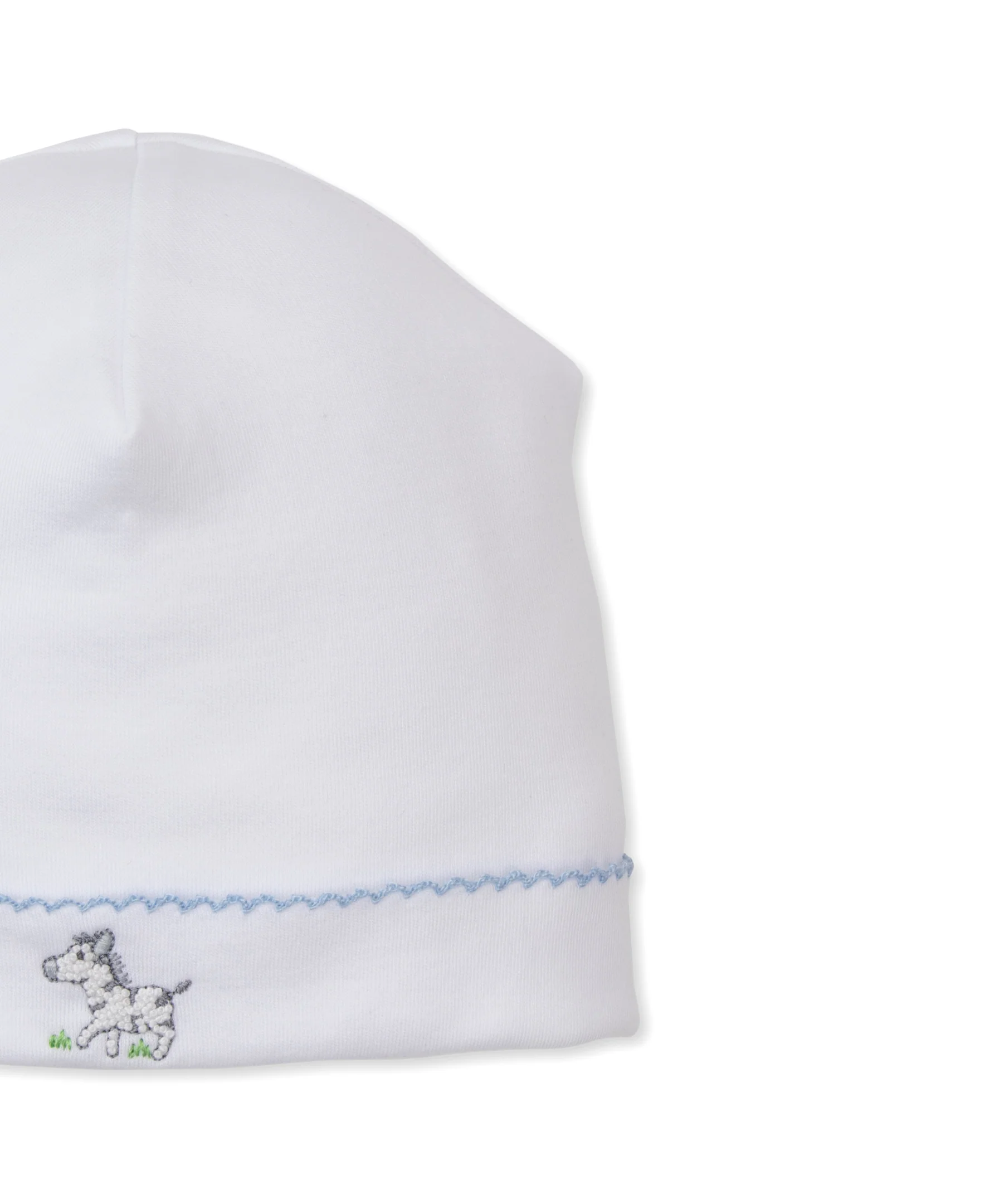 SCE Safari Party White/Blue Hand Emb. Hat - Image 3