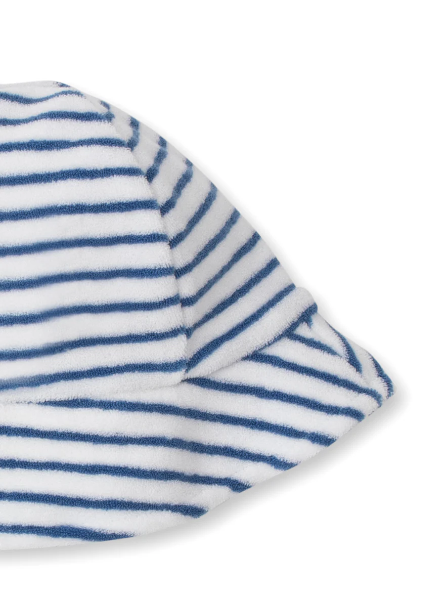 Cabana Terry Stripes Blue Sunhat - Image 2