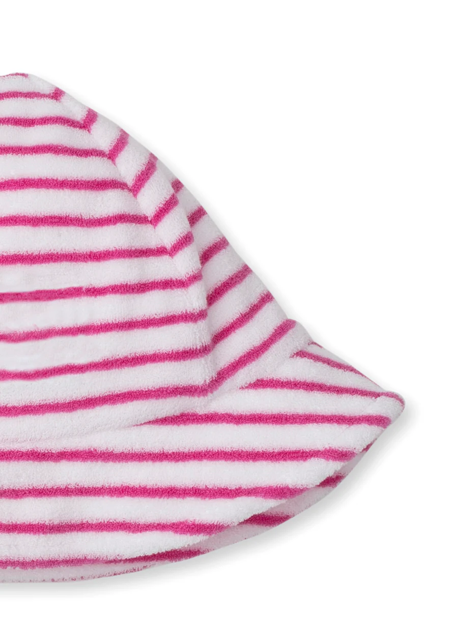 Cabana Terry Stripes Fuchsia Sunhat - Image 2