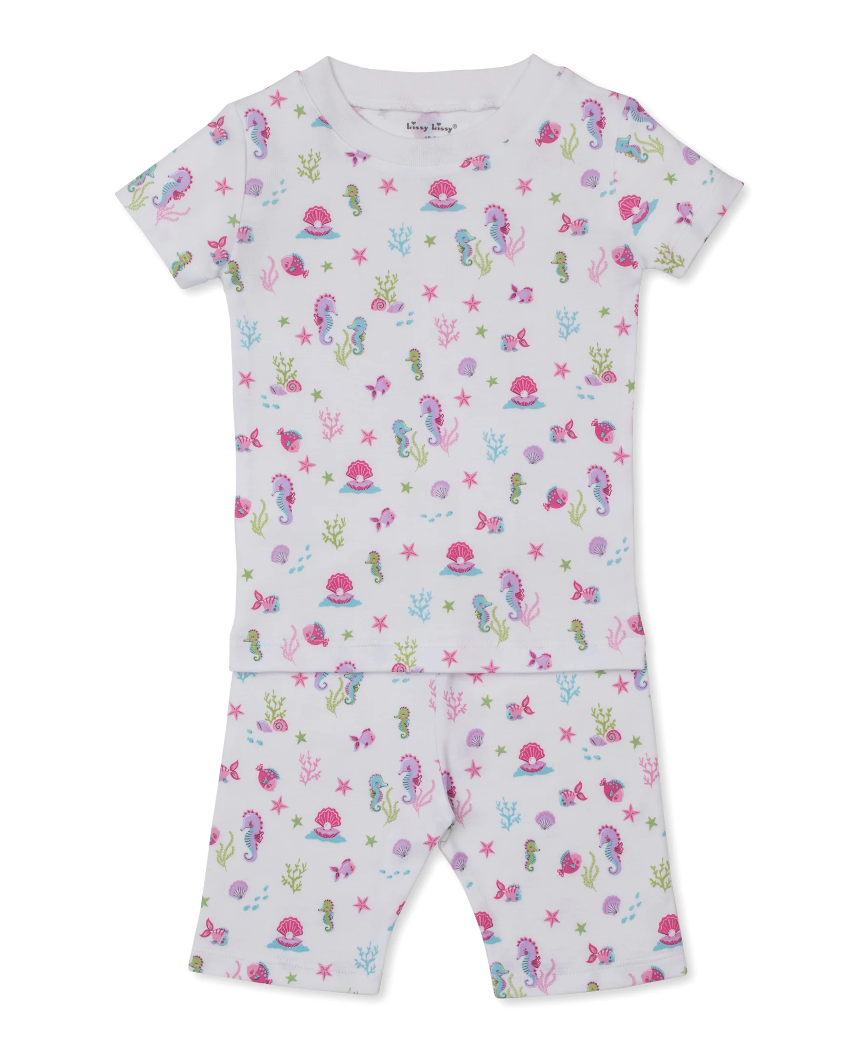 Seahorse Surprises Short Toddler Pajama Set