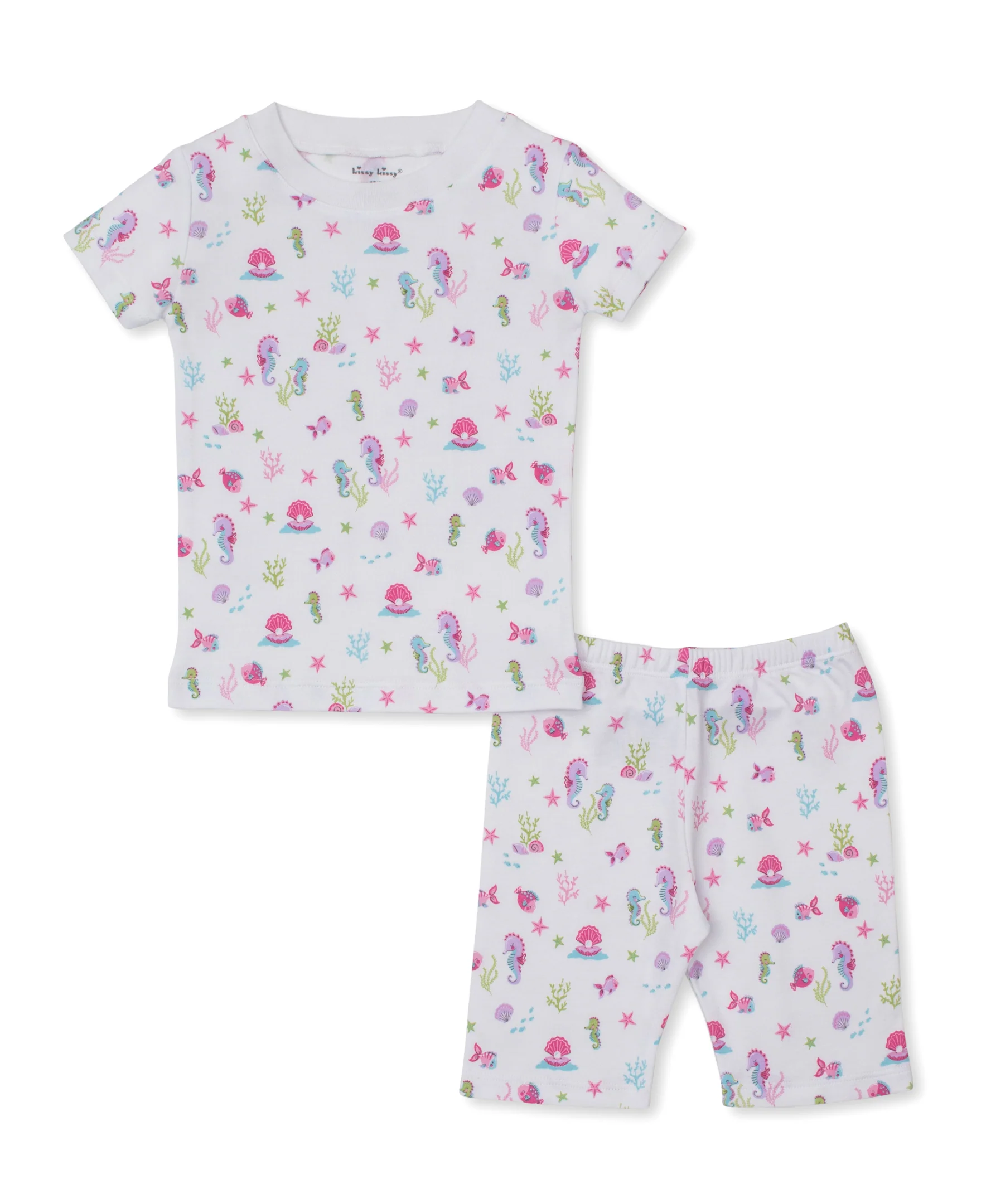 Seahorse Surprises Short Toddler Pajama Set - Image 2