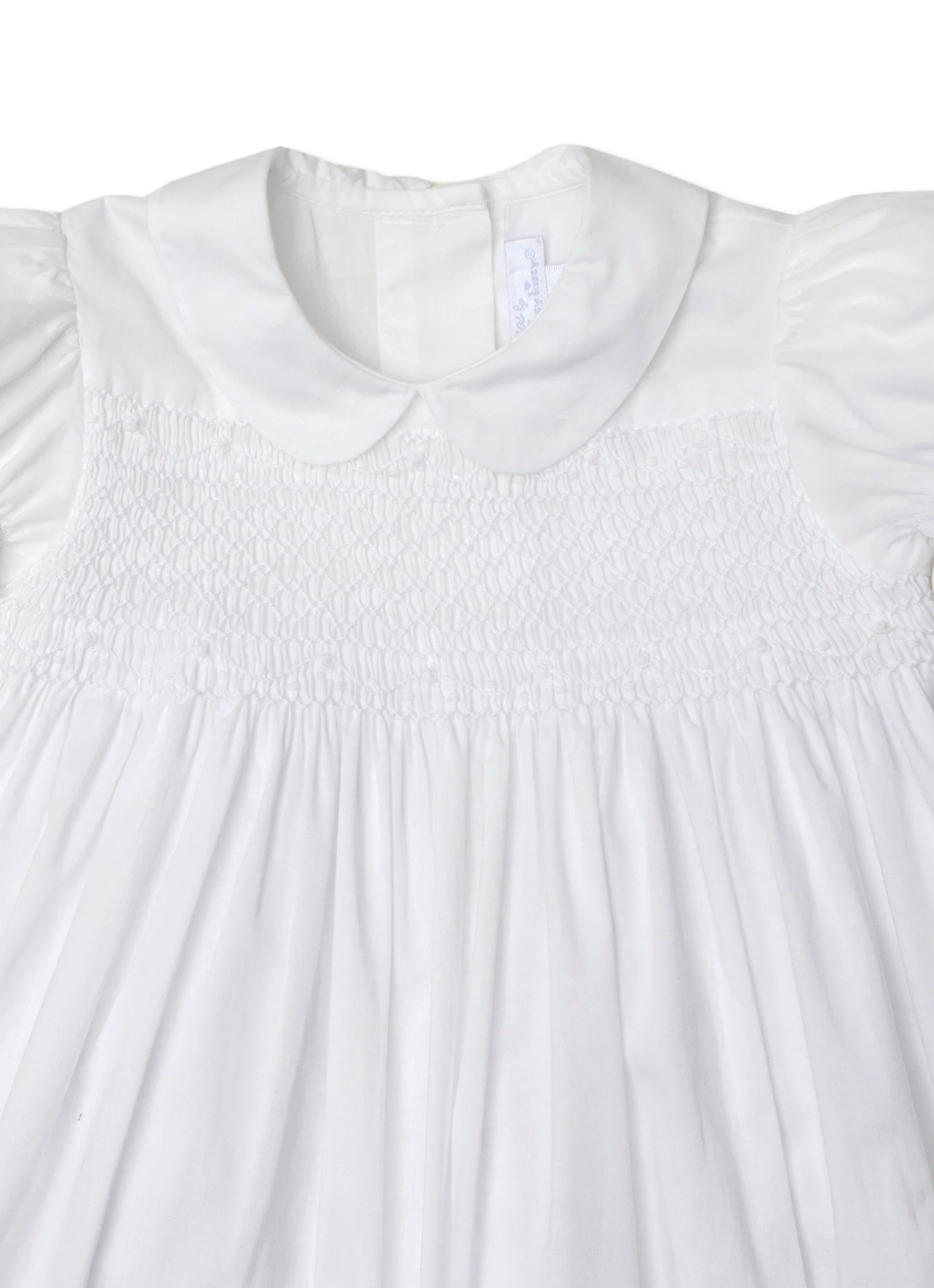 NEW Silene Christening Long Sleeve Gown & Hat Set - Image 2