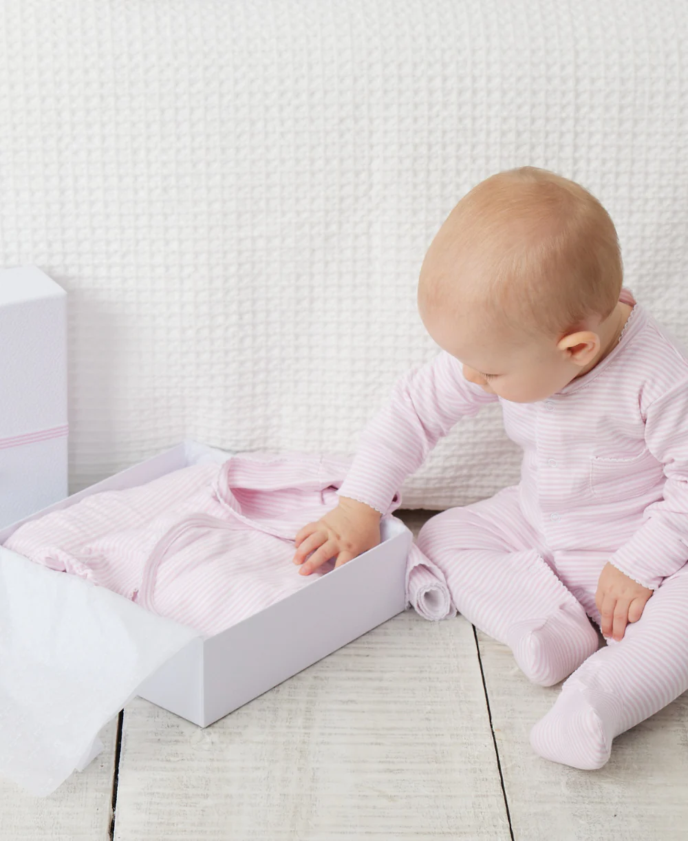 Simple Stripes Pink 5PC Gift Set w/ Gift Box - Image 3