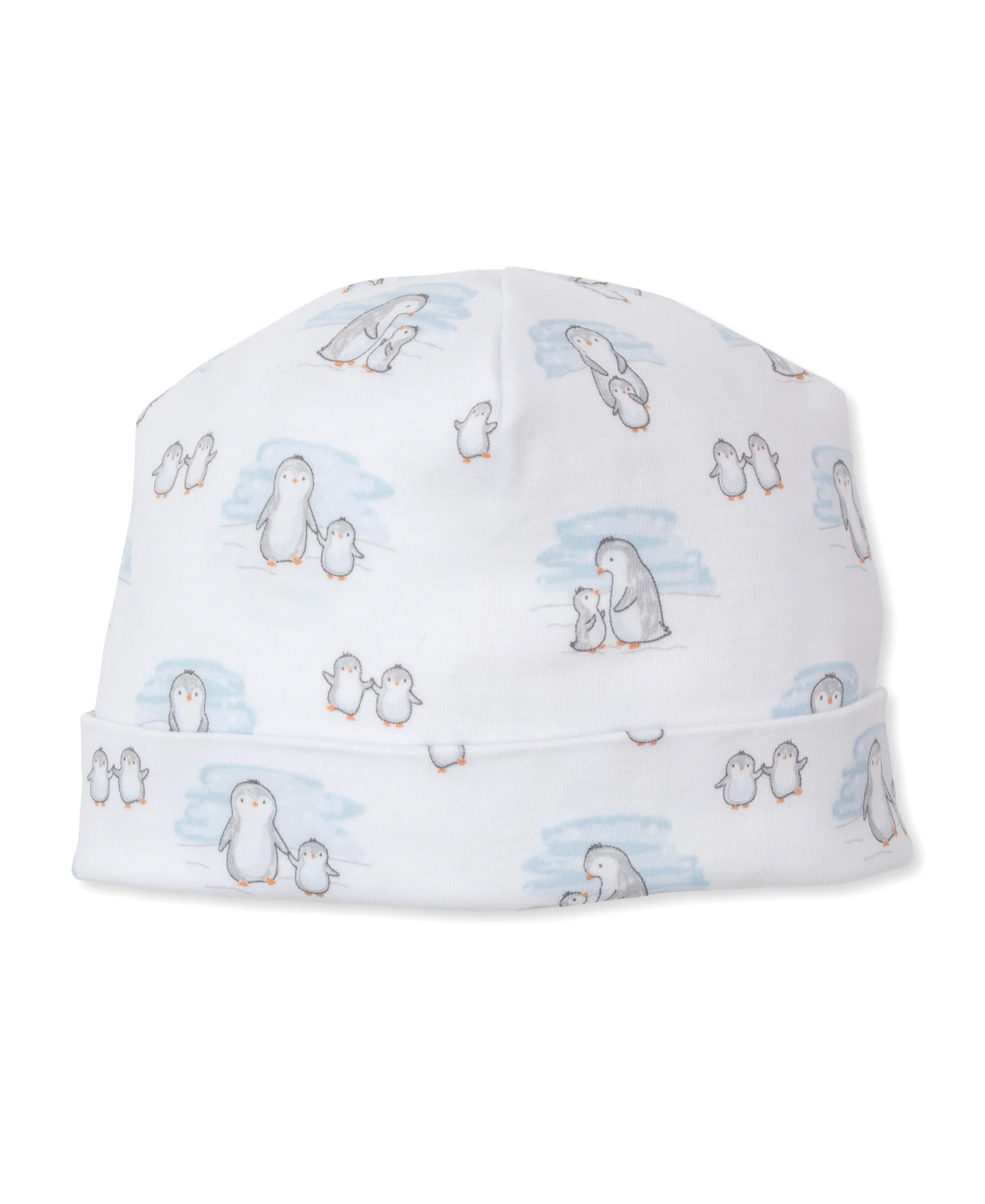Snow Happy Penguins Blue Hat