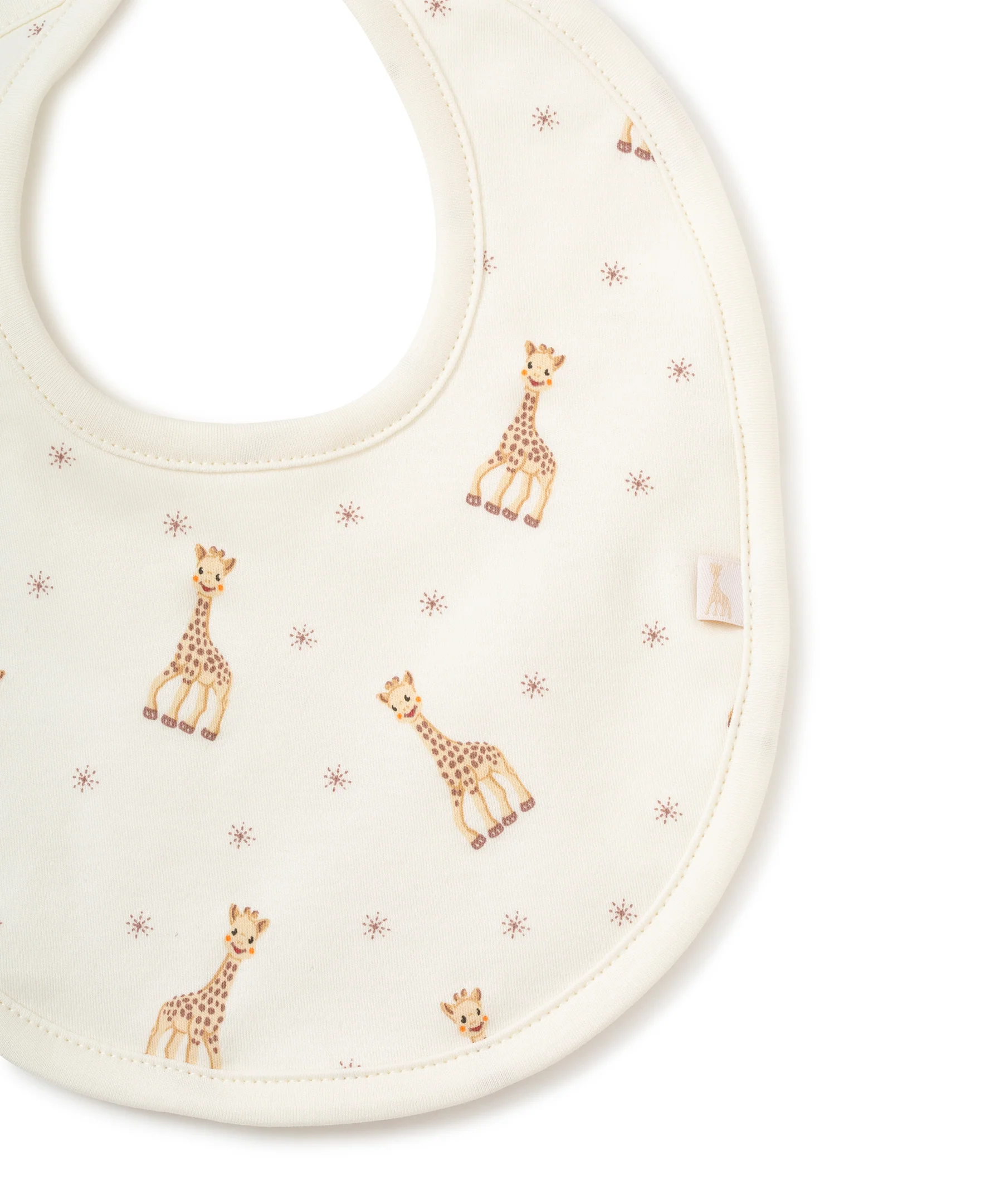 Sophie la girafe Ecru Print Bib - Image 2