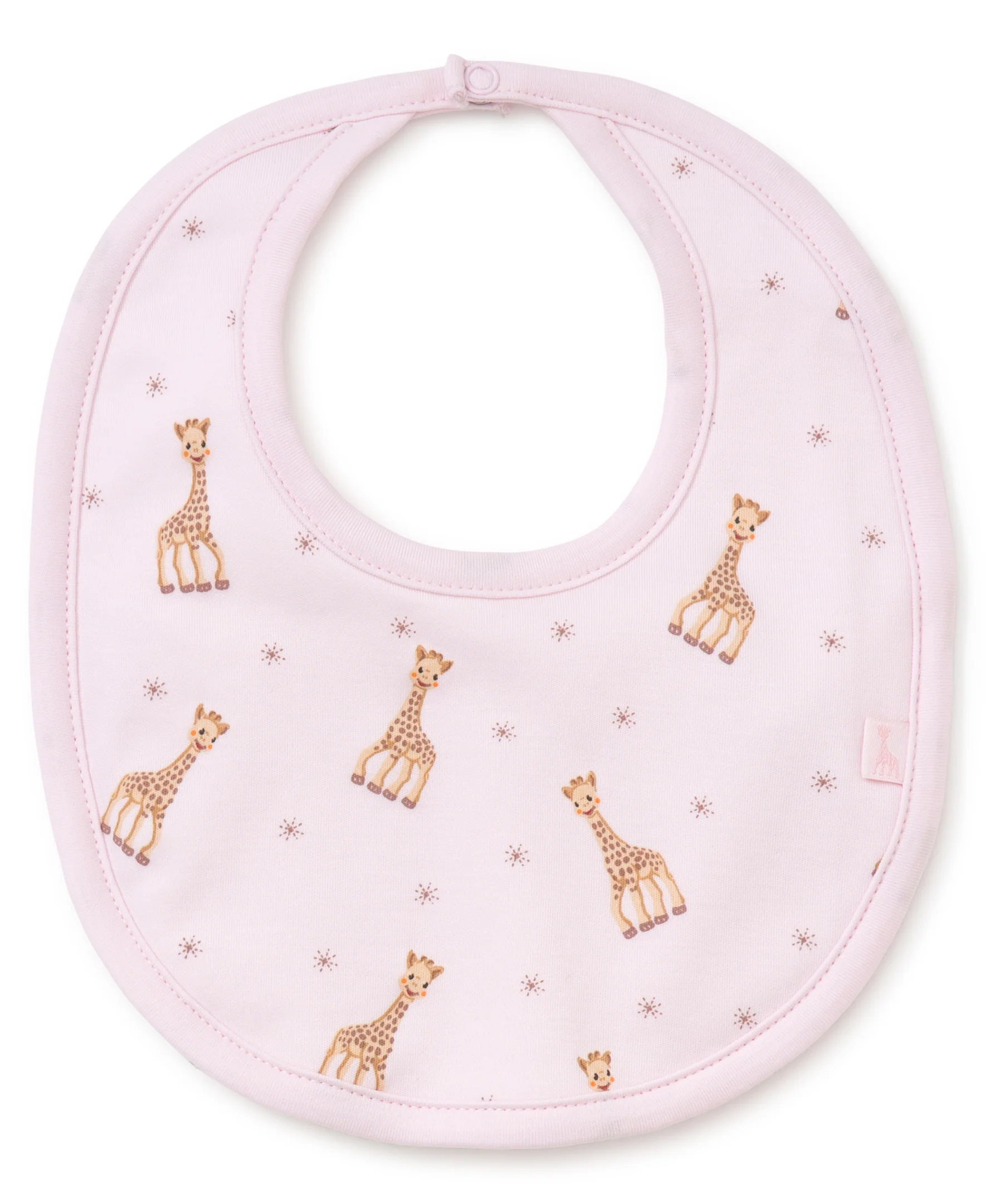 Sophie la girafe Pink Print Bib