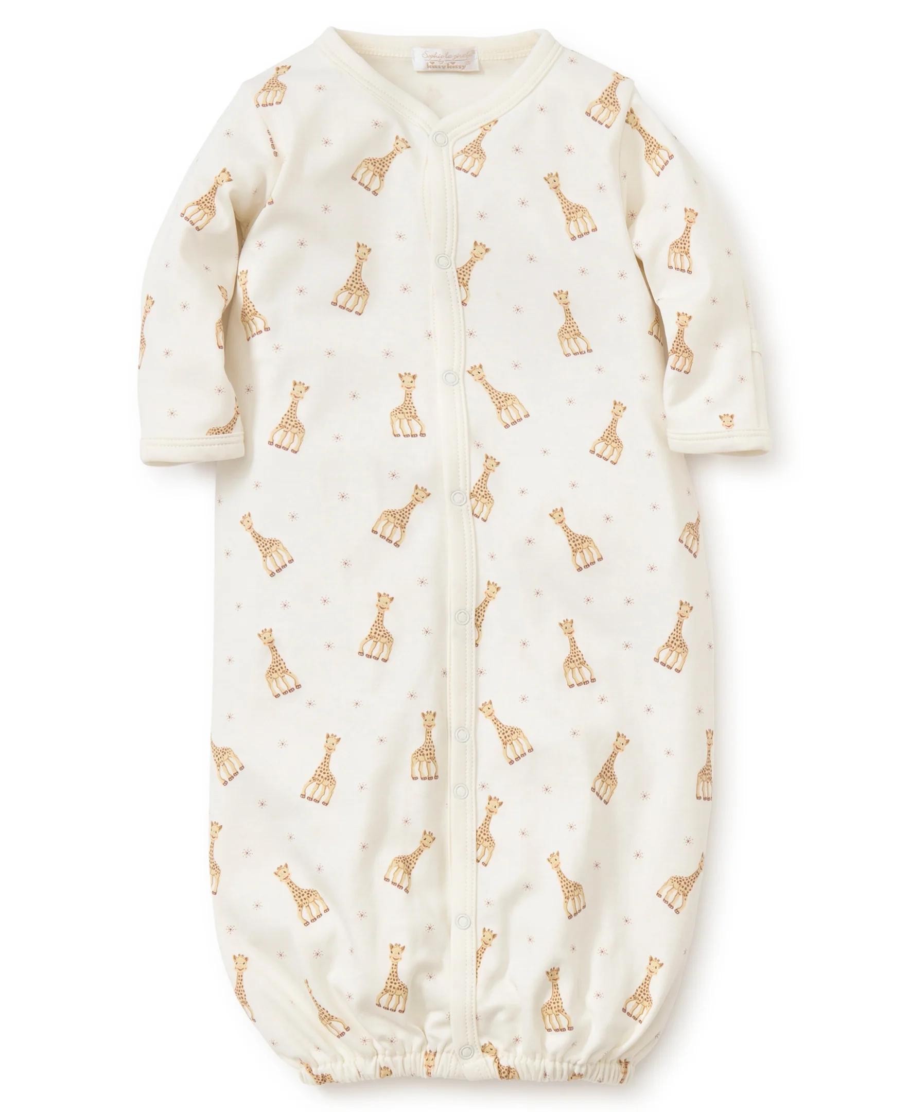 Sophie la girafe Ecru Print Converter Gown