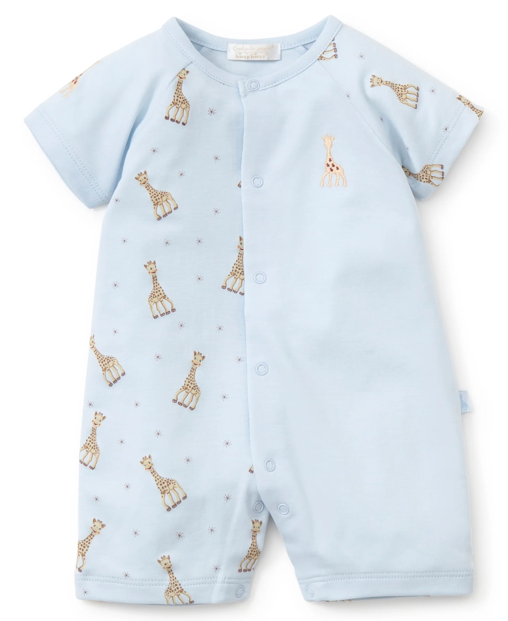 Sophie la girafe Blue Print Short Playsuit