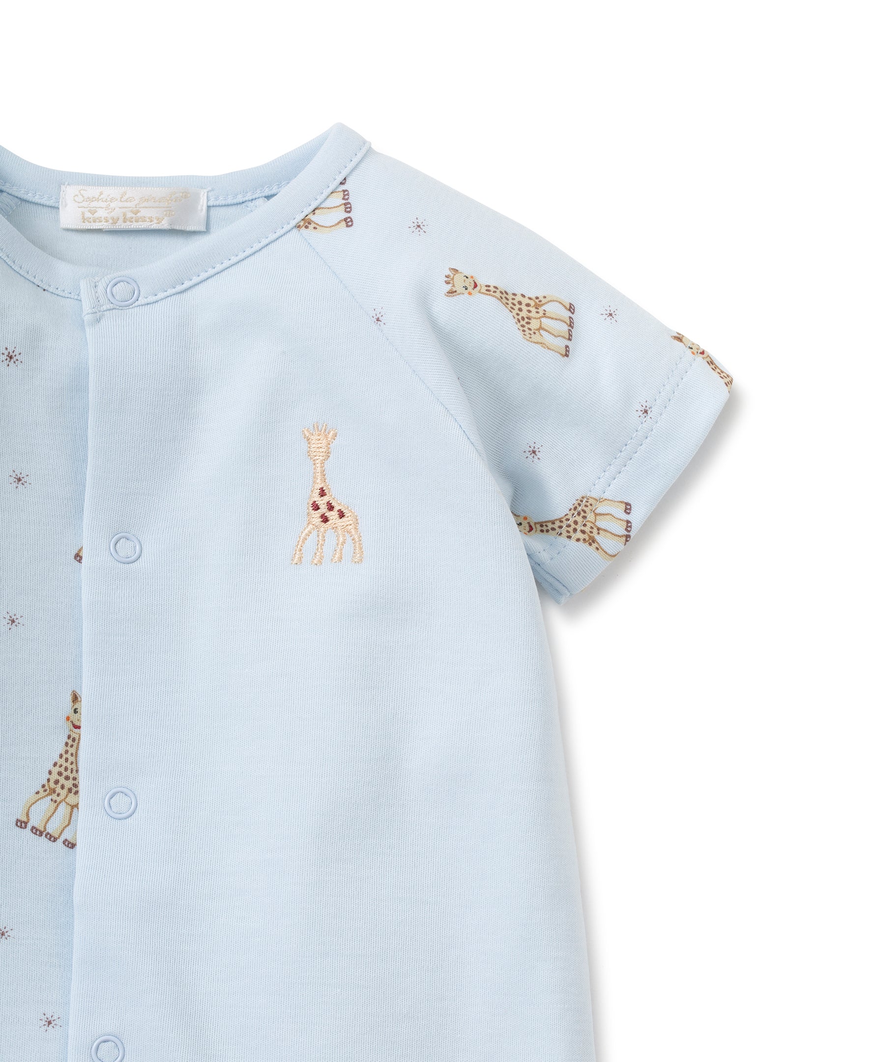 Sophie la girafe Blue Print Short Playsuit - Image 2