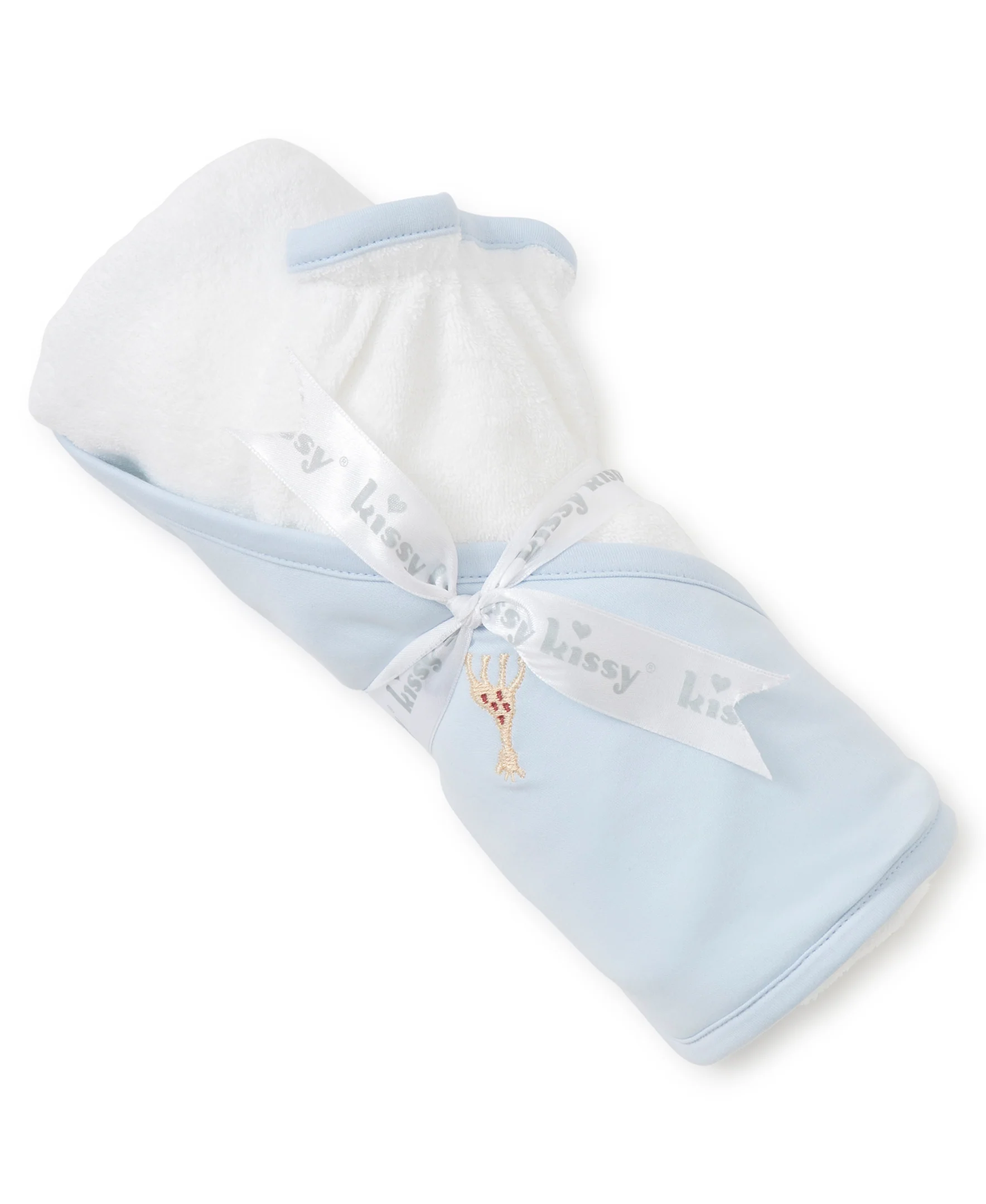 Sophie la girafe Blue Hooded Towel & Mitt Set - Image 2