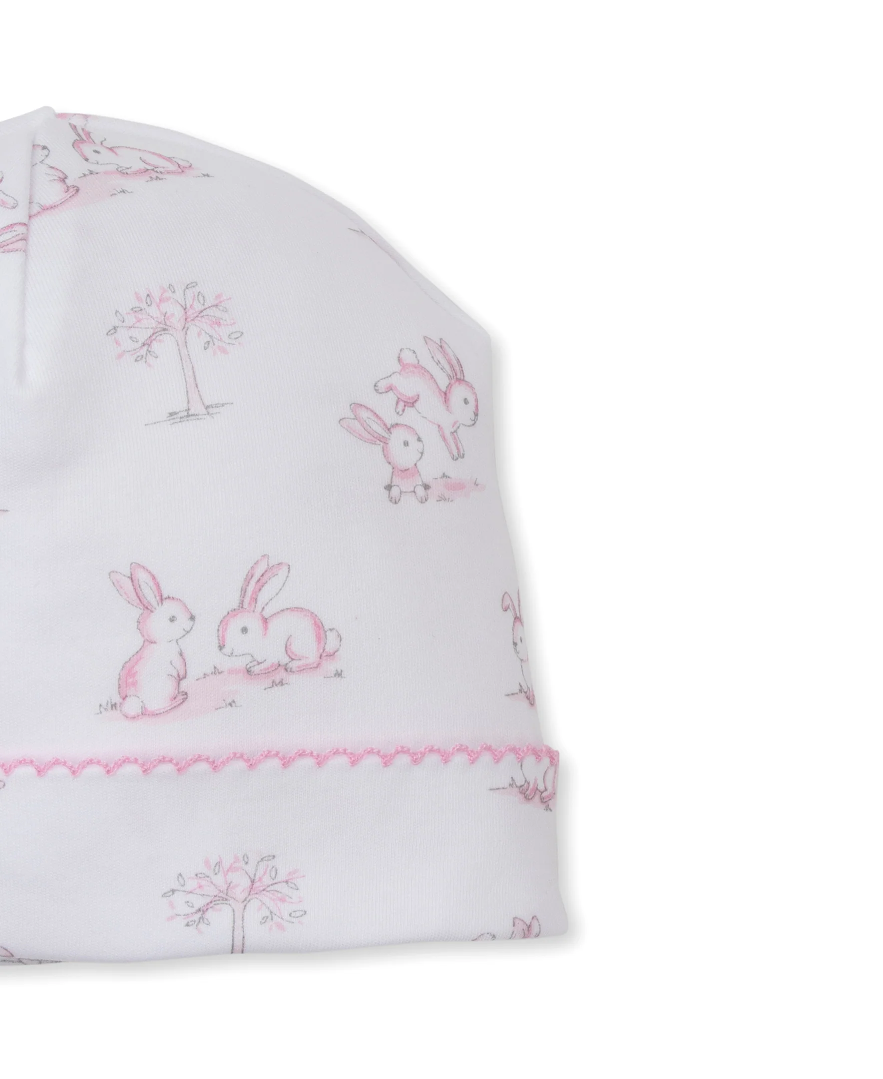Springtime Bunny Fun Pink Hat - Image 2