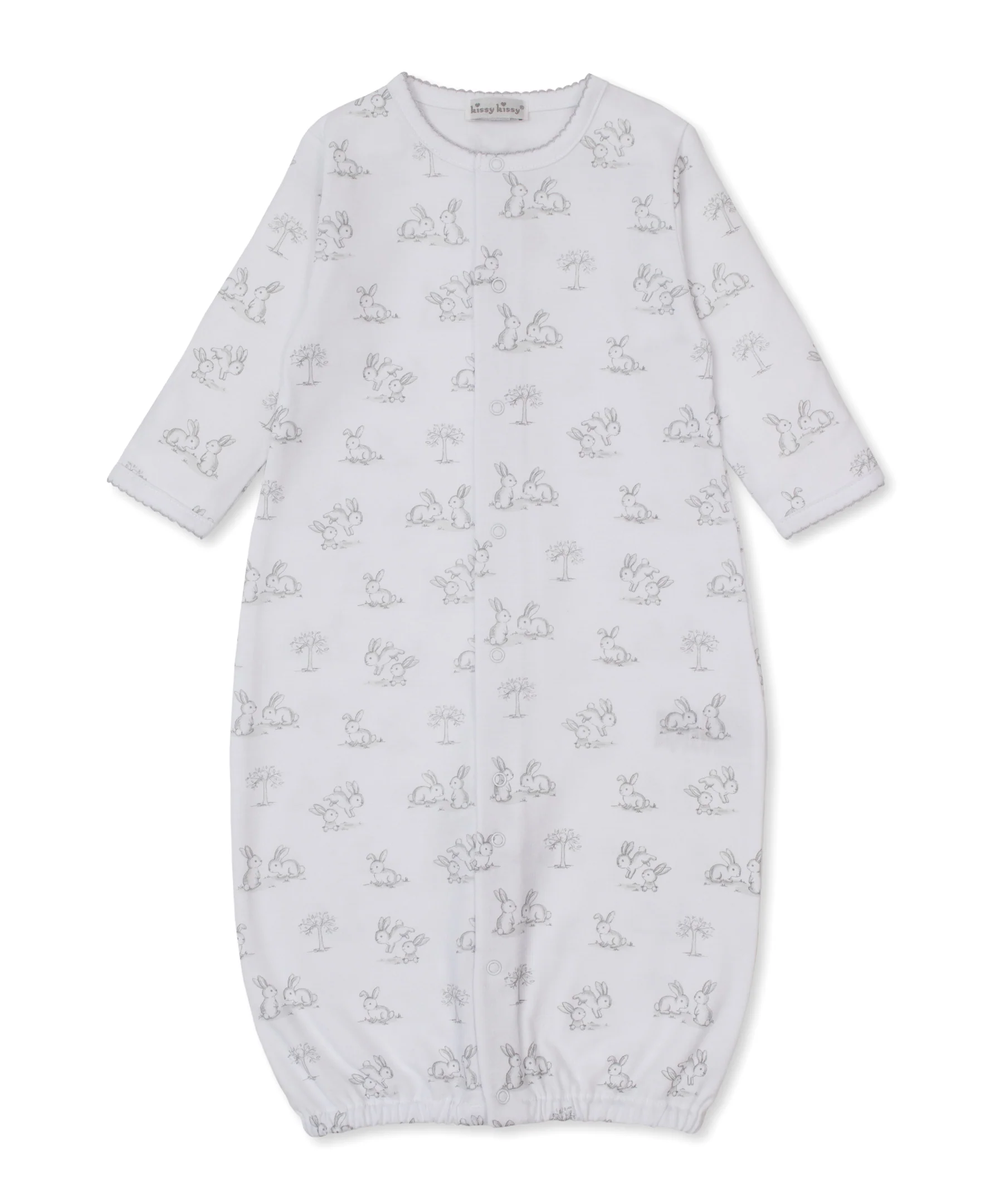 Springtime Bunny Fun Silver Convertible Gown