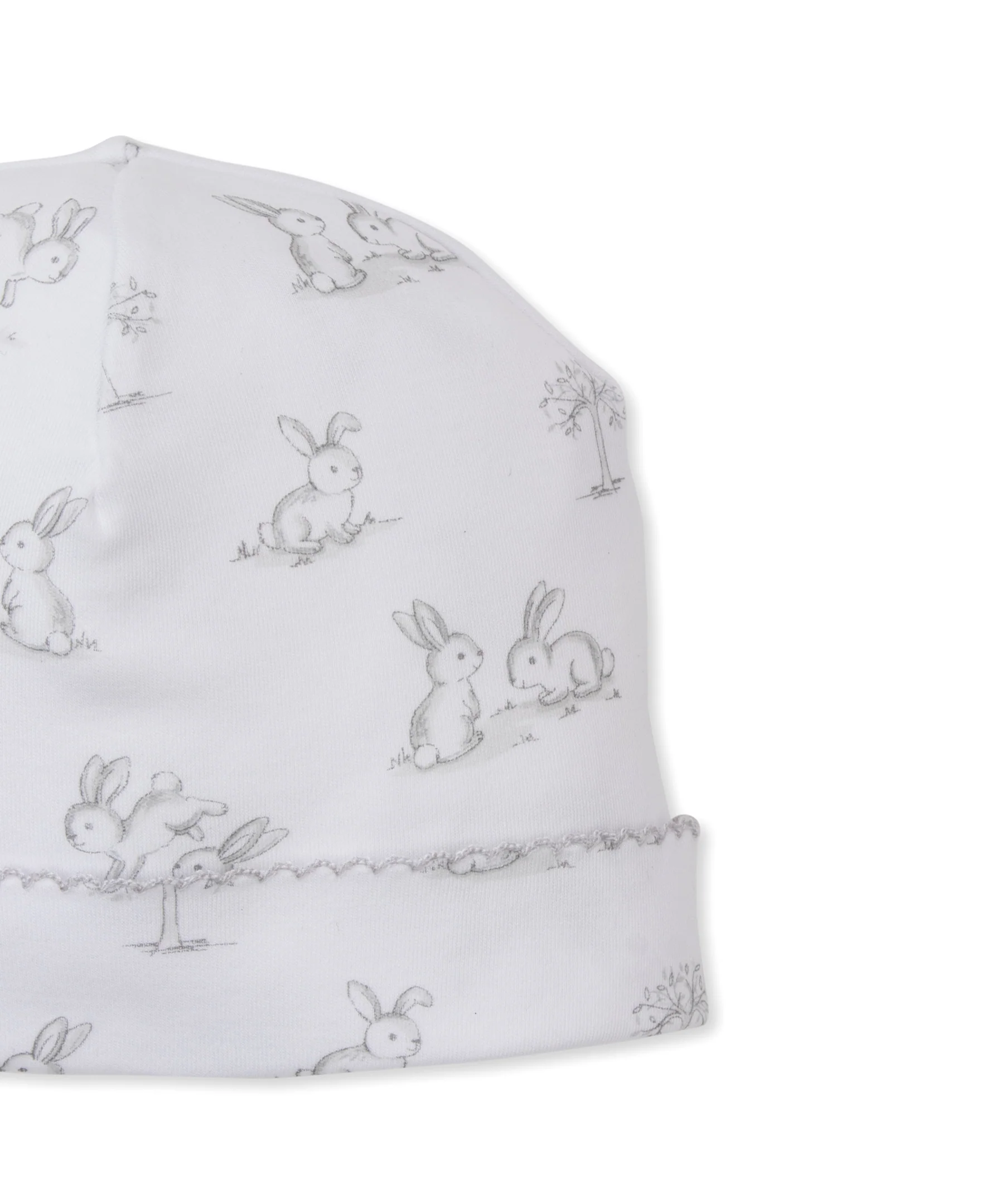 Springtime Bunny Fun Silver Hat - Image 2