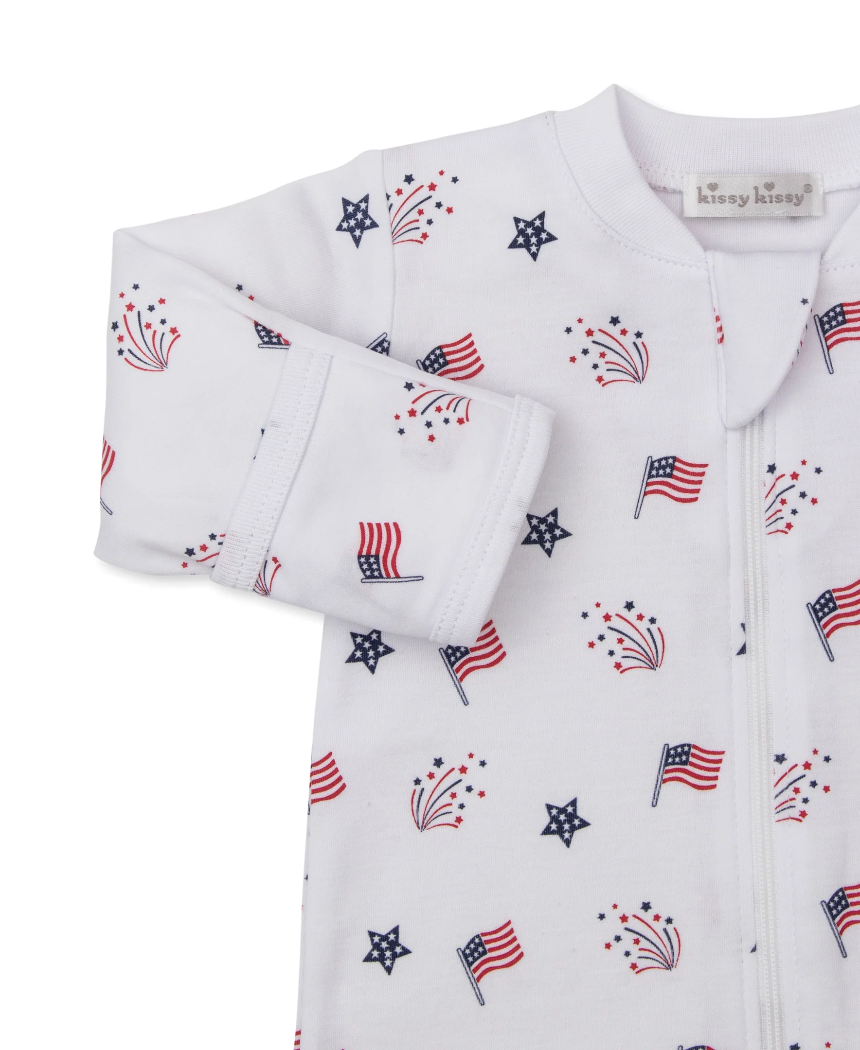 Star-Spangled Freedom Zip Footie - Image 2