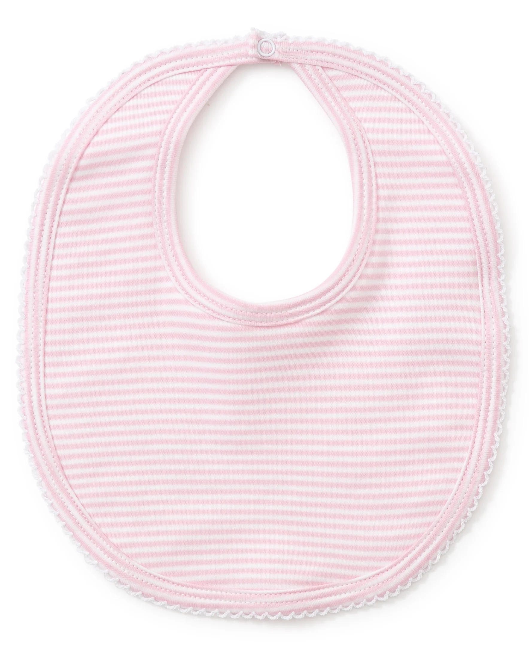 Simple Stripes Pink Bib