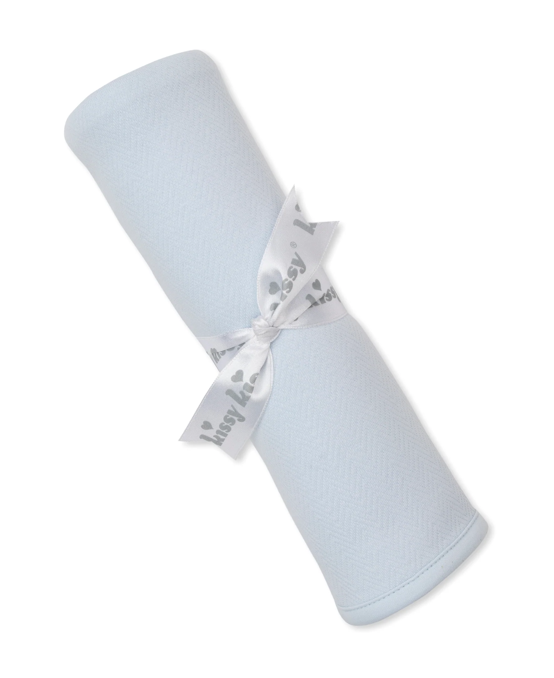Sweet Homecoming Blue Jacquard Blanket - Image 2