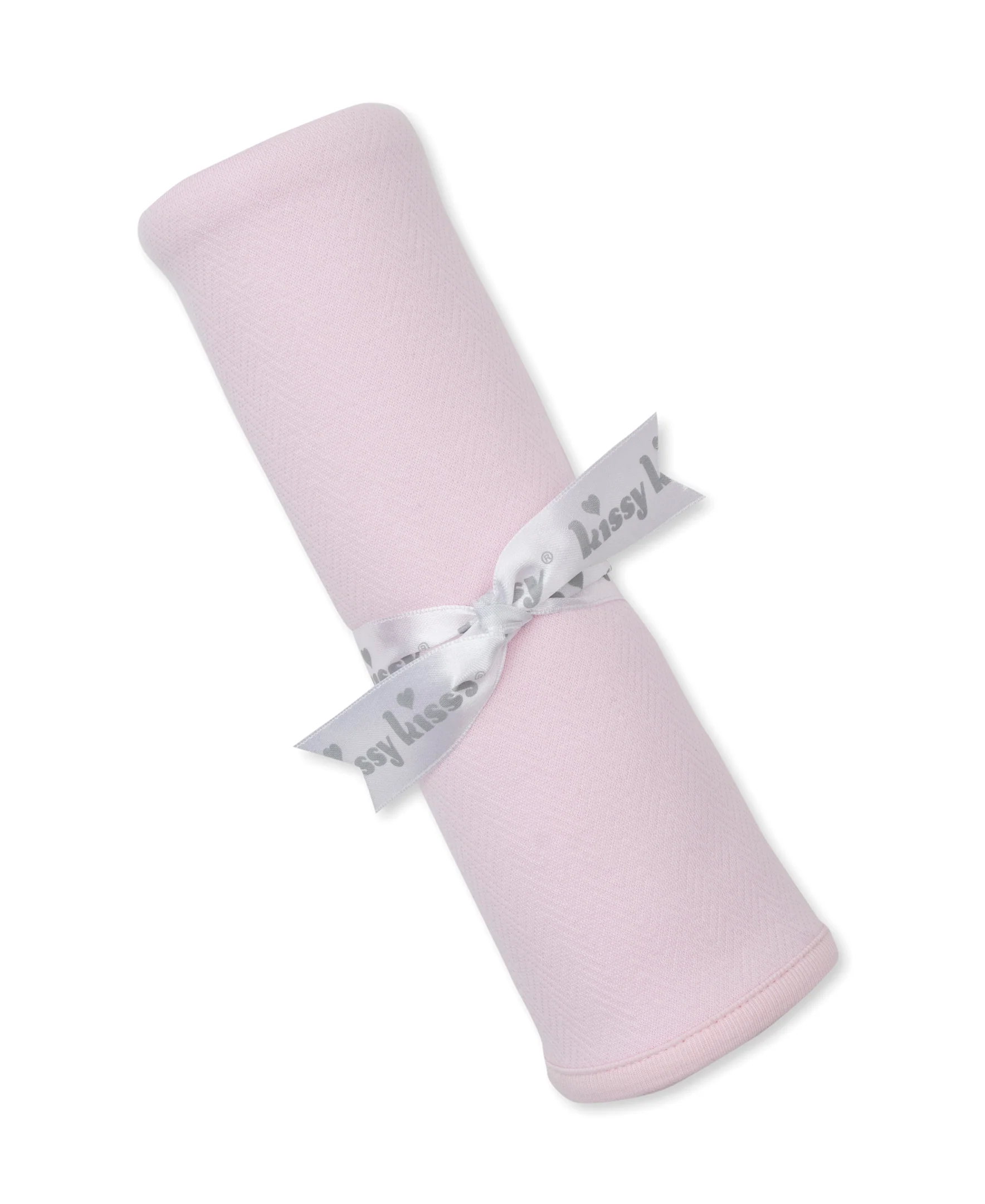Sweet Homecoming Pink Jacquard Blanket - Image 2