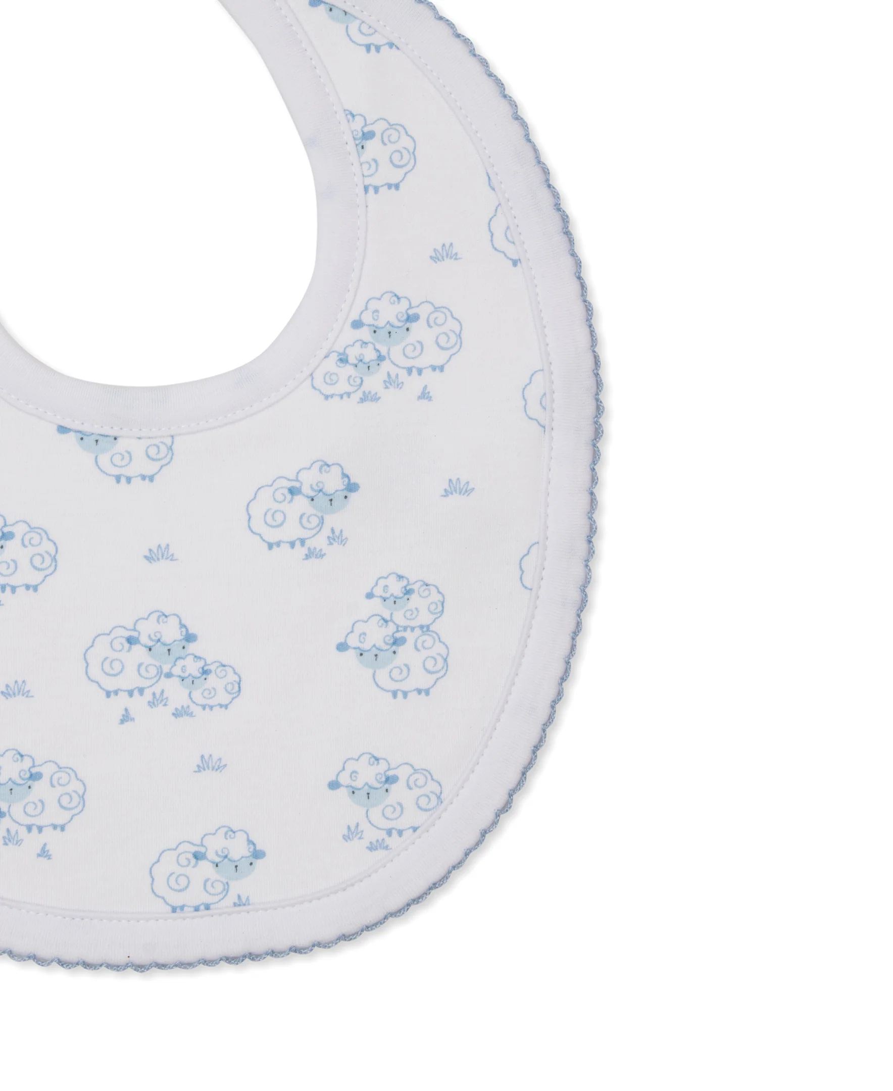Sweet Sheep Blue Bib - Image 2