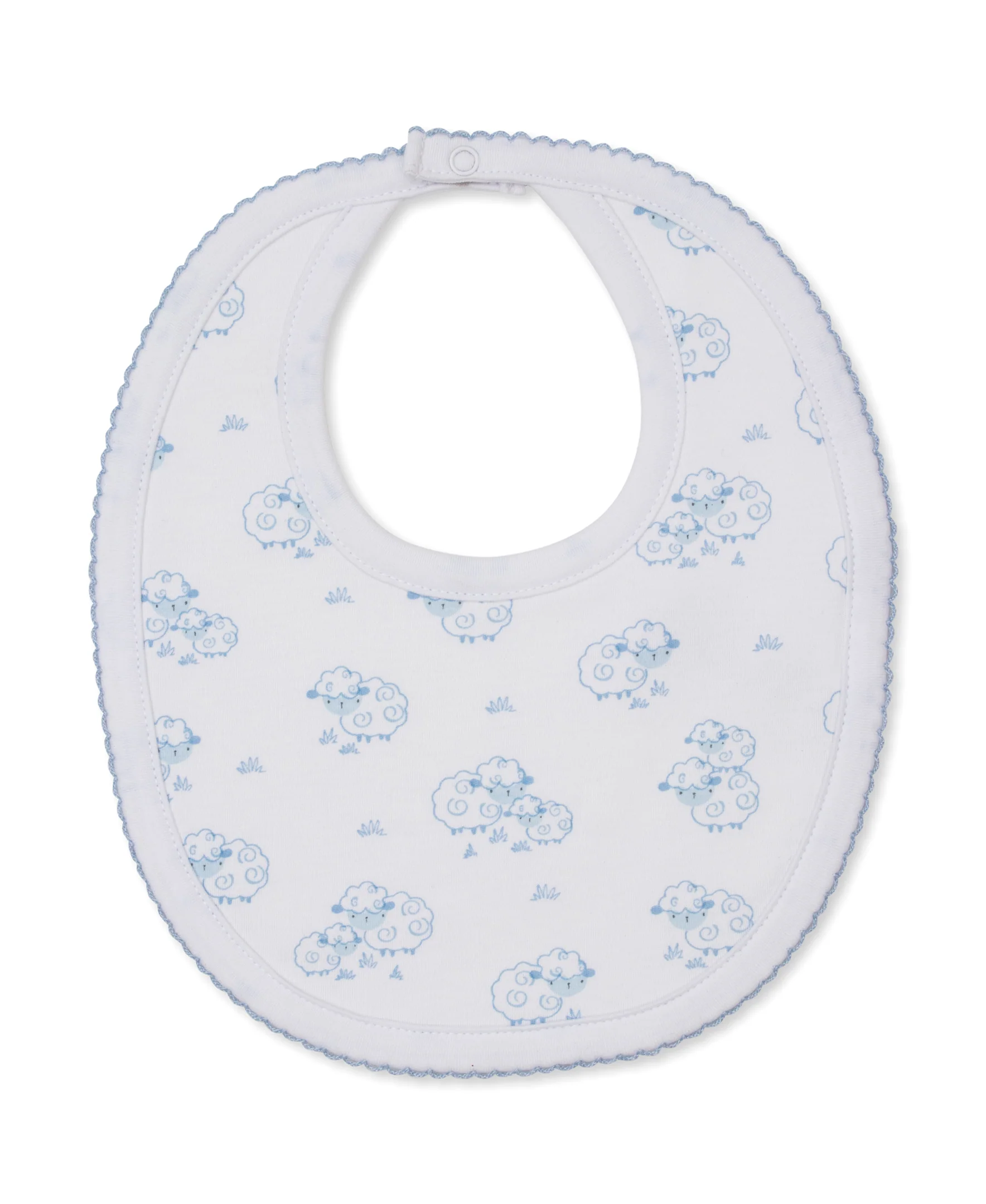 Sweet Sheep Blue Bib - Image 3
