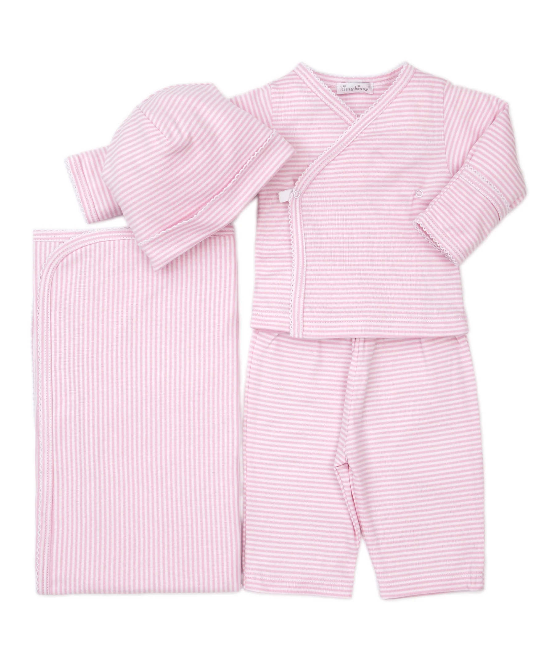 Take Me Home Pink Simple Stripes Bundle Set