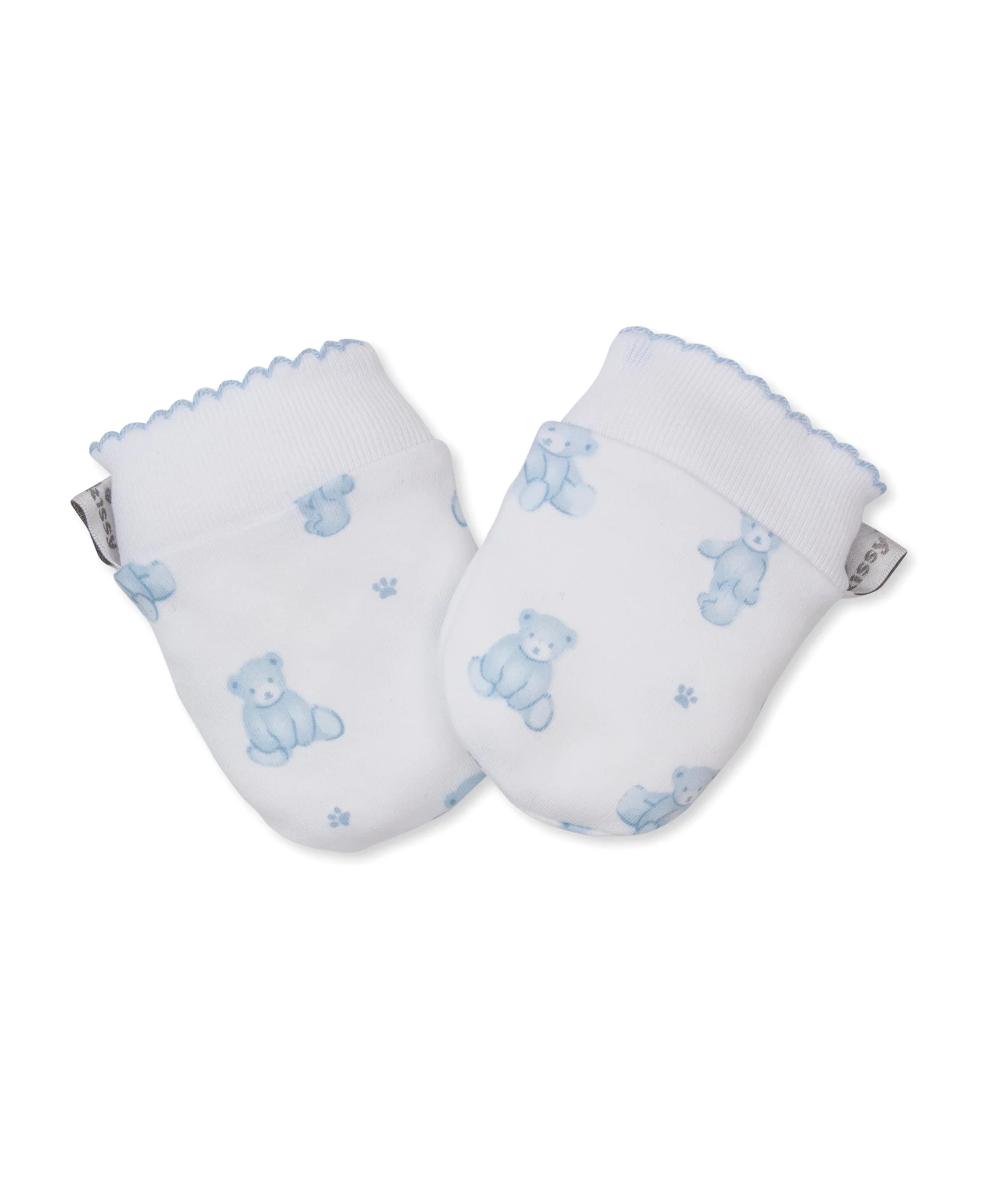 Teddy Bears Blue Mittens - Image 2