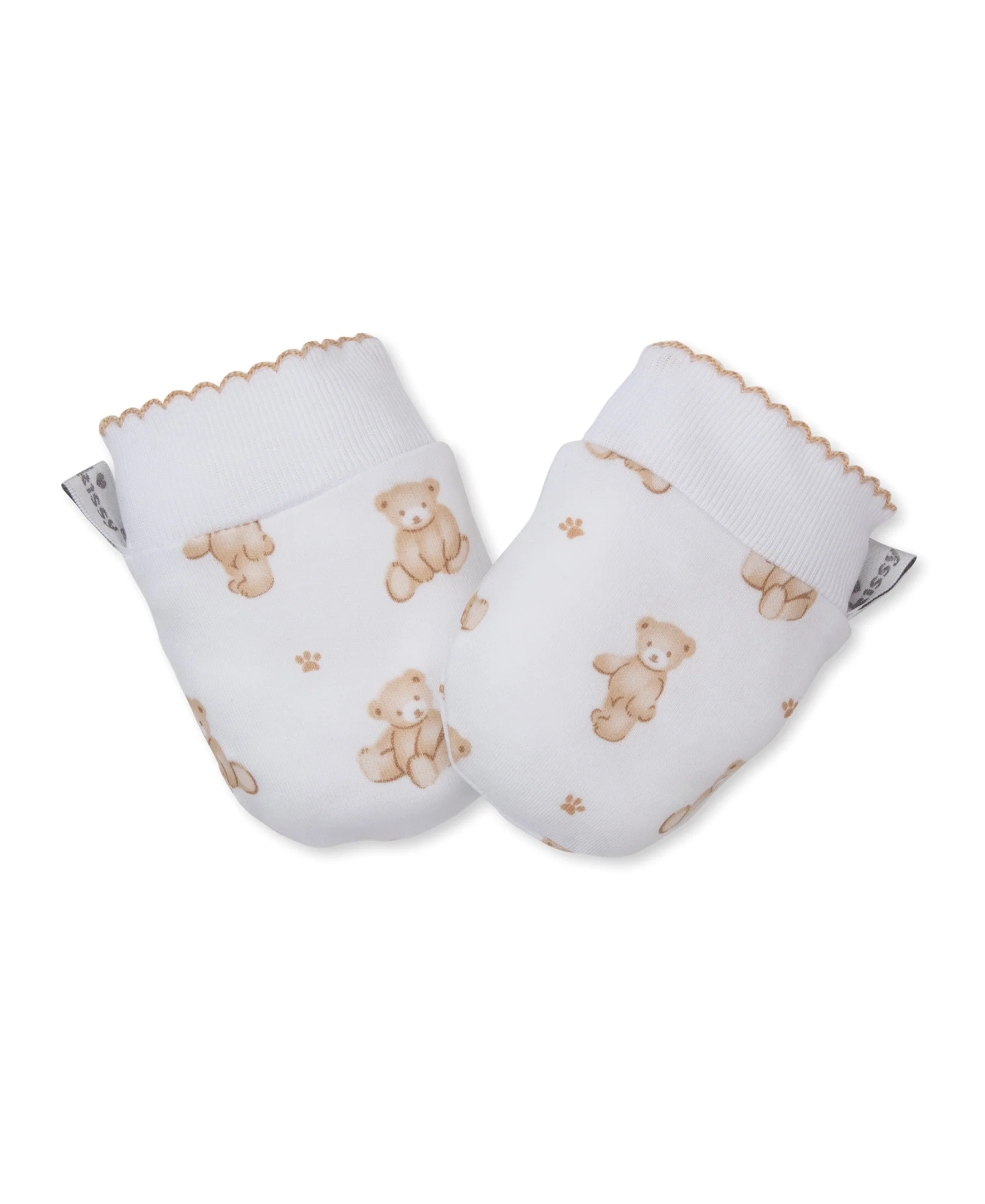 Teddy Bears Tan Mittens