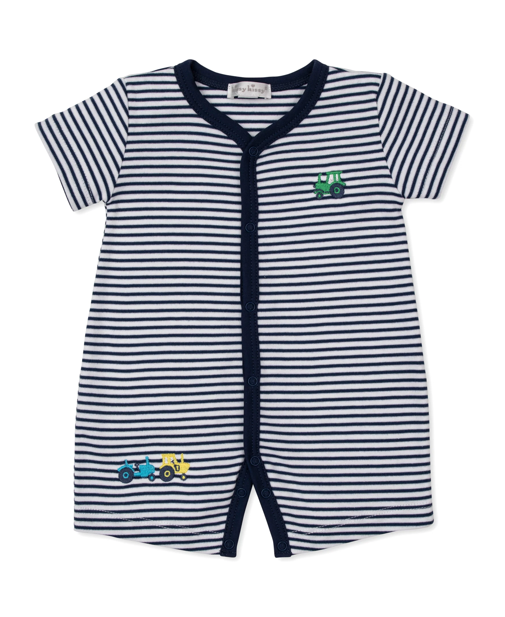 Trusty Tractors Short Stripe Playsuit - Image 2