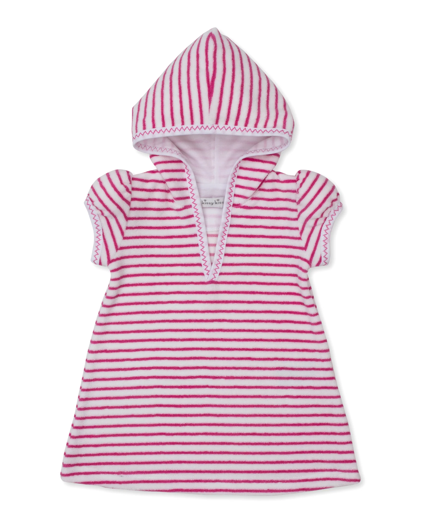 Underwater Mermaids Stripe Terry Cover Up