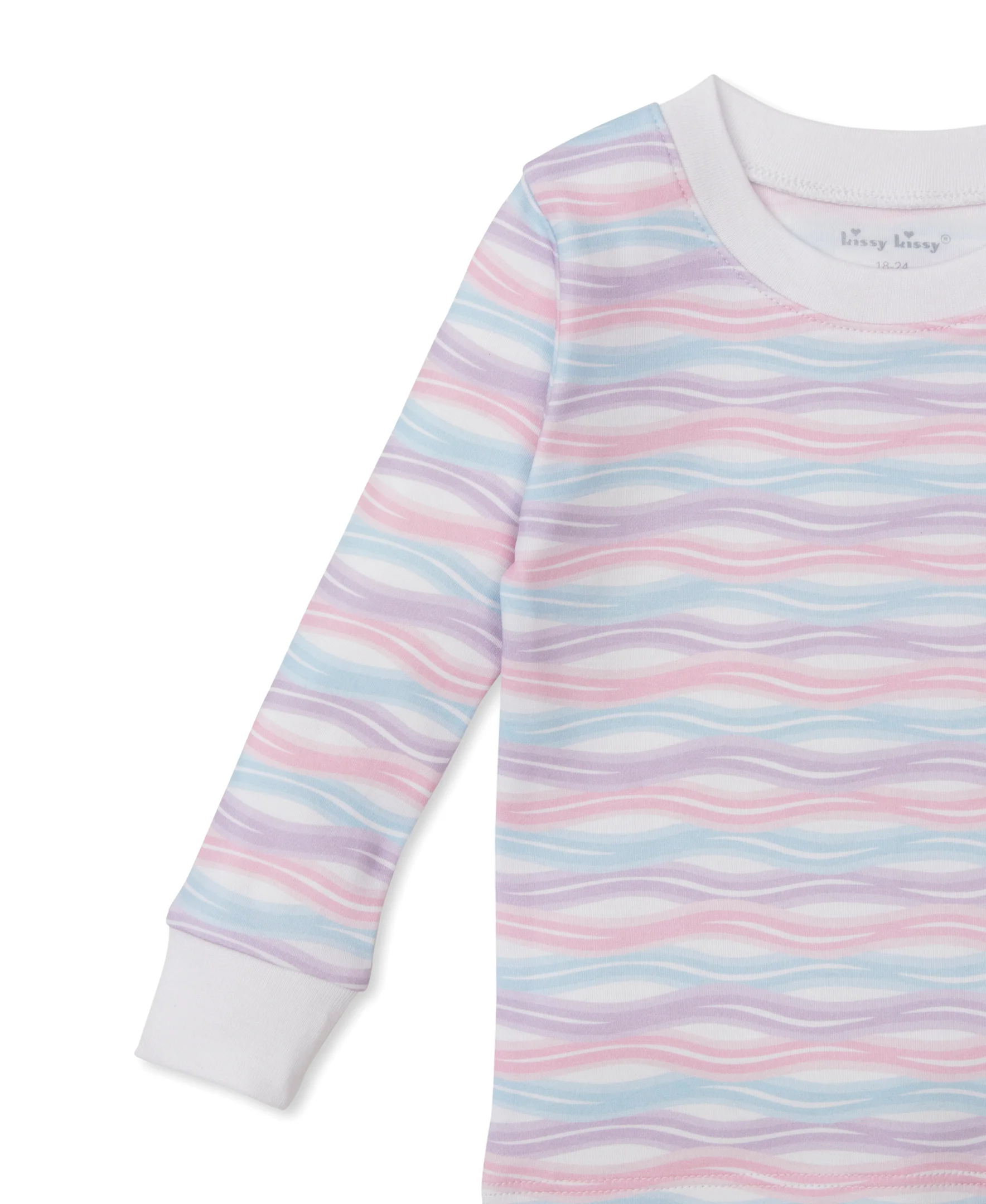 Watercolor Swirls Toddler Pajama Set - Image 3