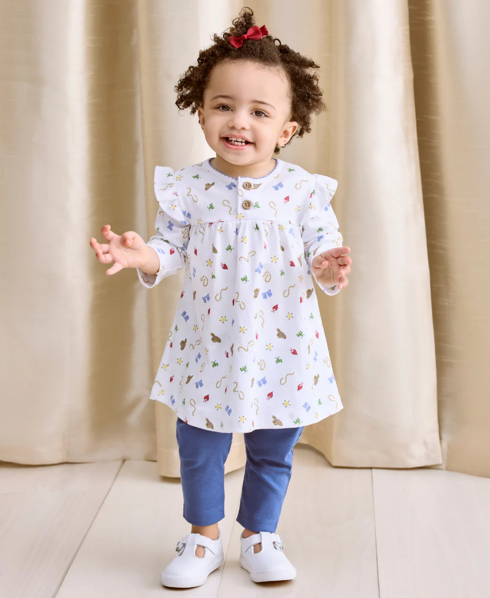 Western Cowboy Legging Dress Set