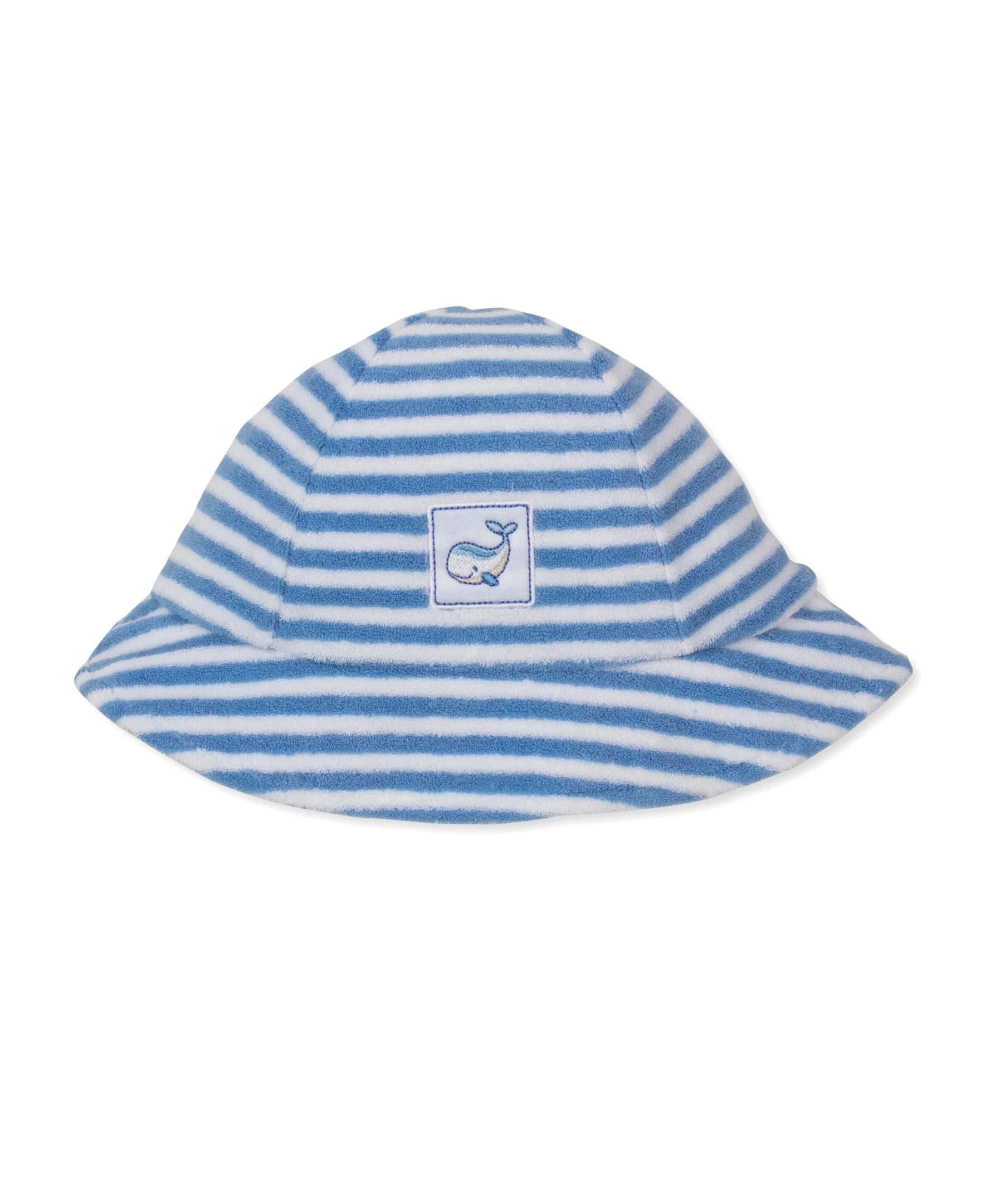 Whale Pods Blue Stripe Terry Sunhat
