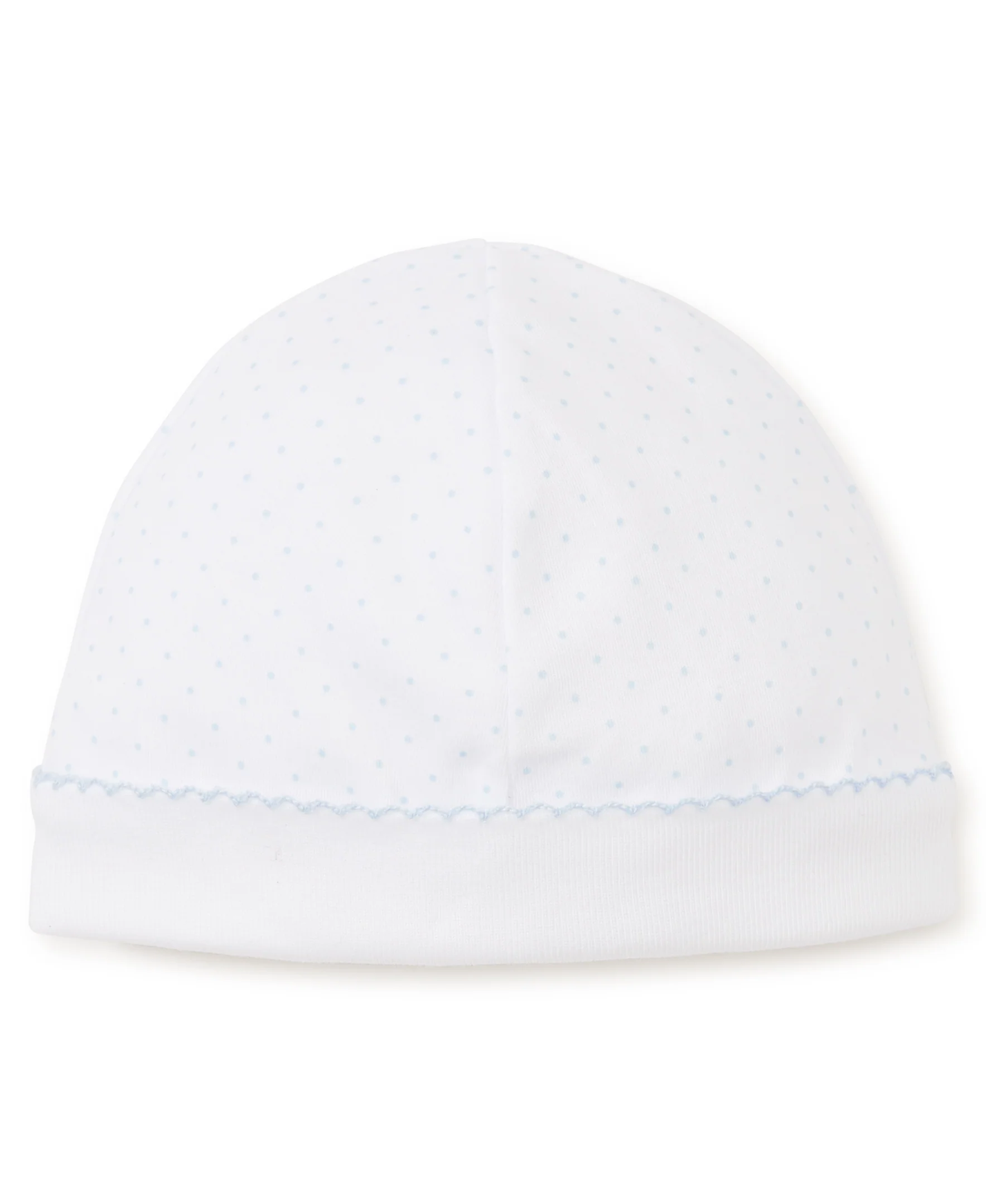 White/Blue New Kissy Dots Print Hat - Image 2