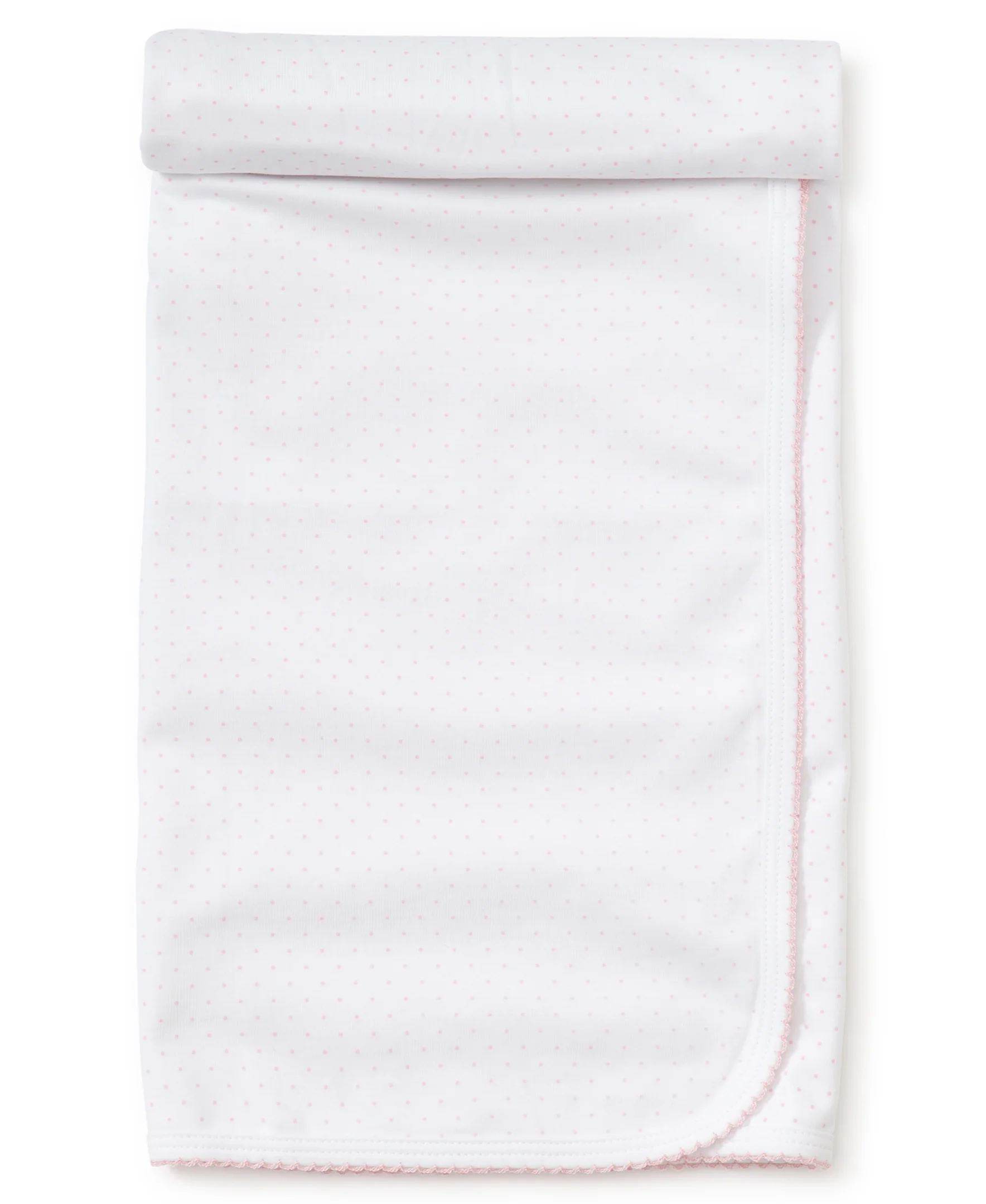 White/Pink New Kissy Dots Print Blanket