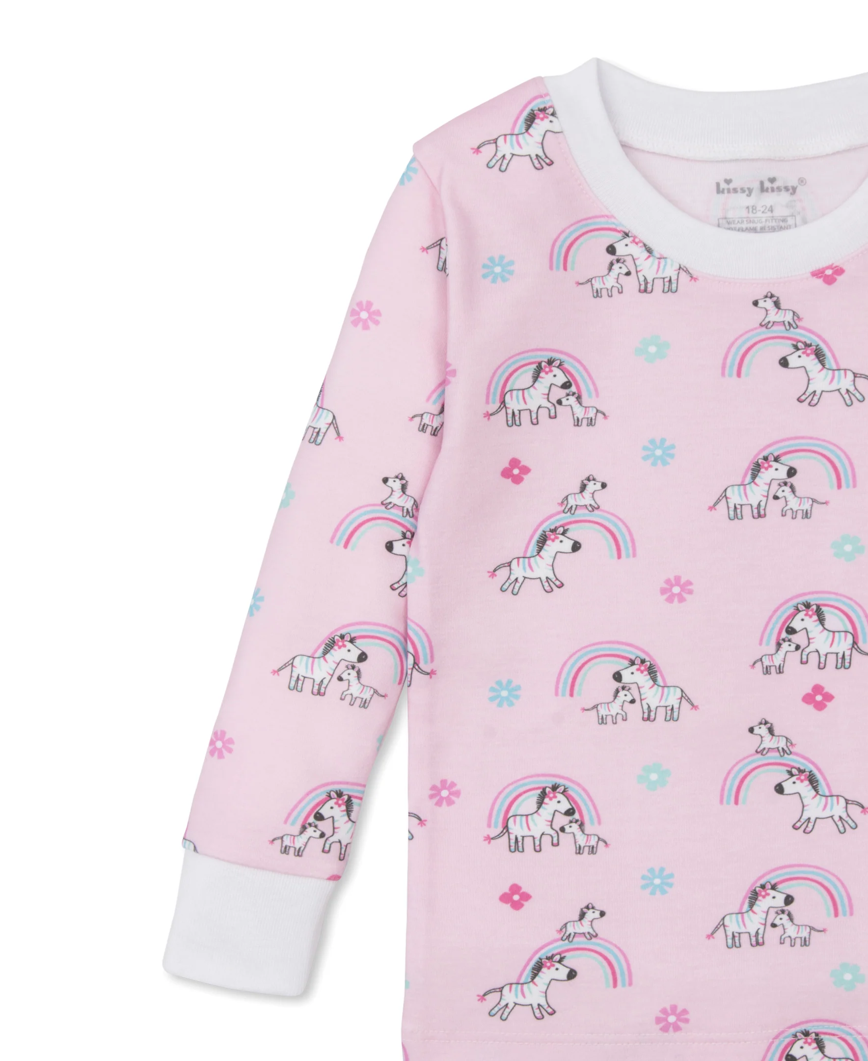 Zebra Summer Fun Toddler Pajama Set - Image 3